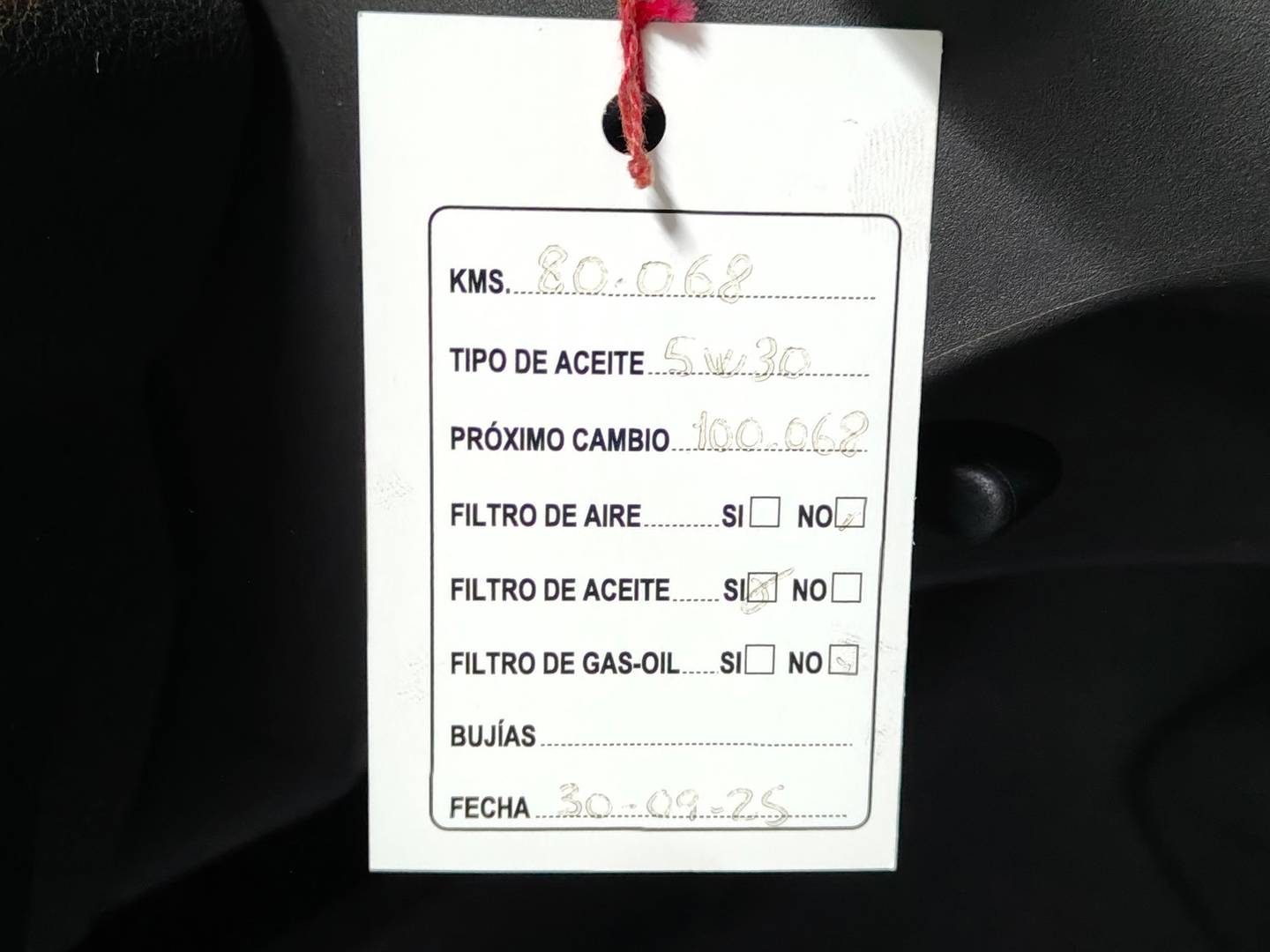 Foto del mantenimiento del Ford Transit Courier Ford Transit Courier 1.6 TDCI Ambiente (95 CV) Isotermo