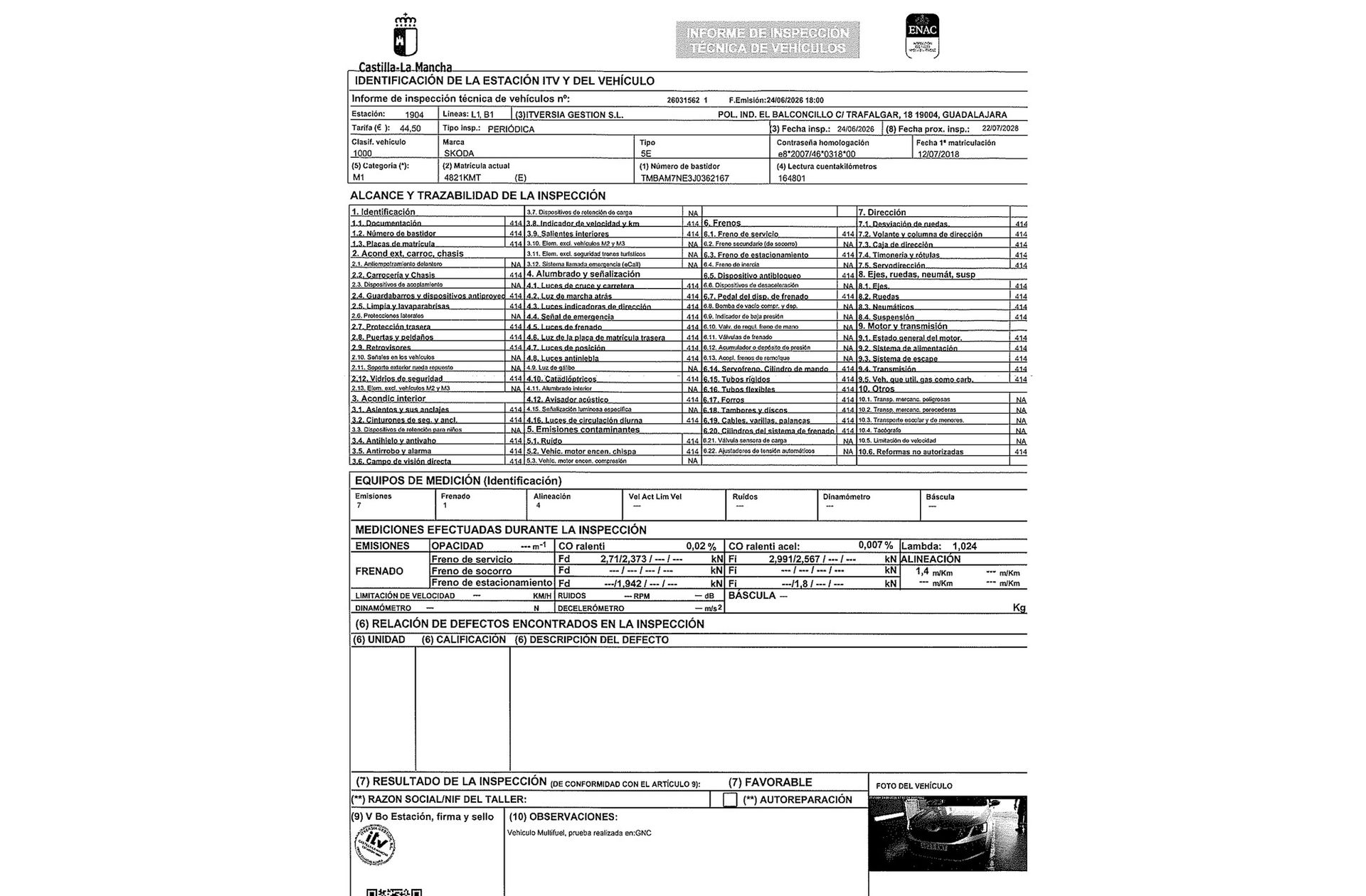 Škoda Octavia 1.4 TSI CNG Like - foto 23