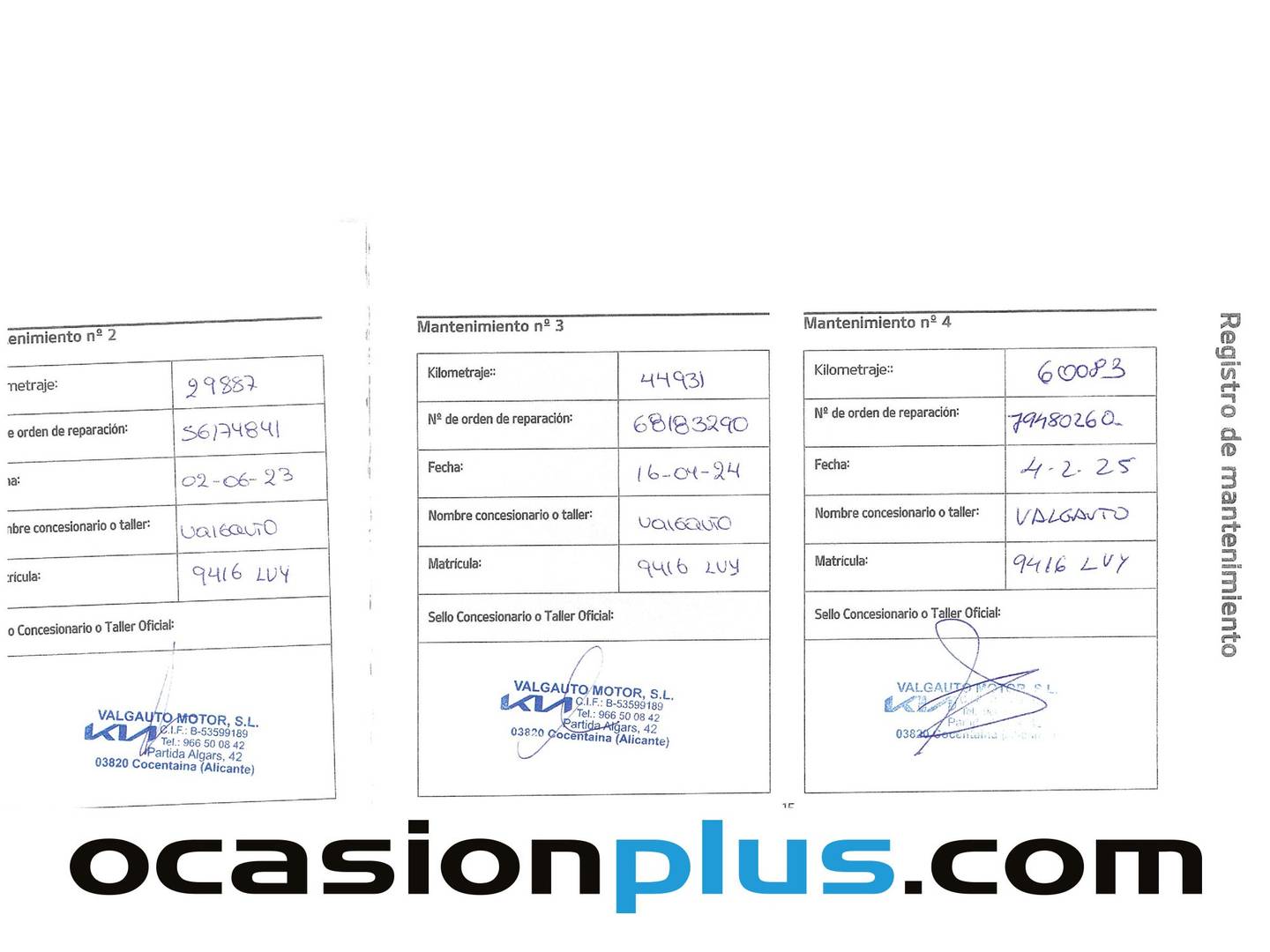 Foto del mantenimiento del KIA Ceed KIA Ceed 1.0 T-GDI Drive (100 CV)