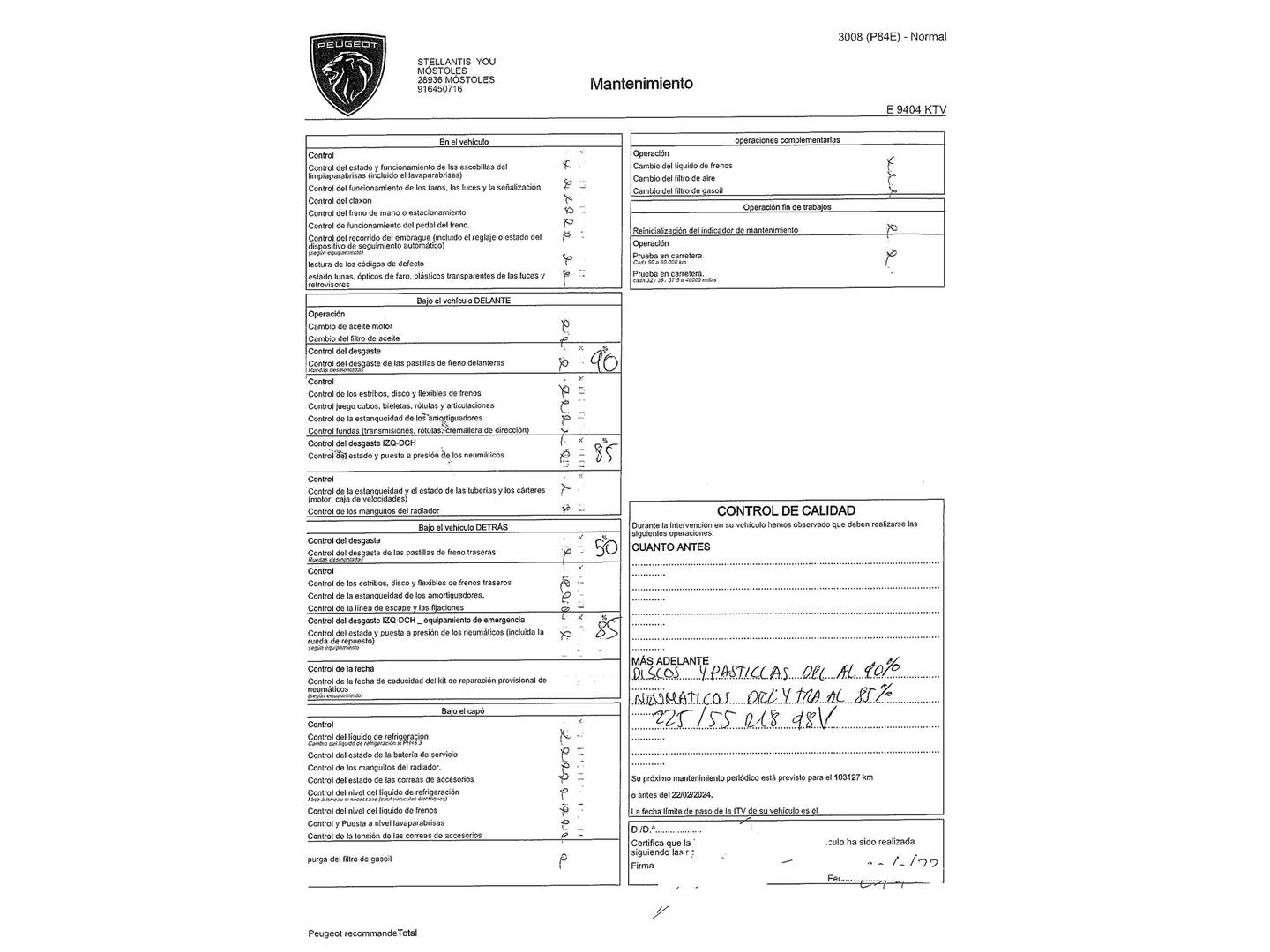Peugeot 3008 Peugeot 3008 BlueHDI 130 S&S Allure (130 CV) de segunda mano