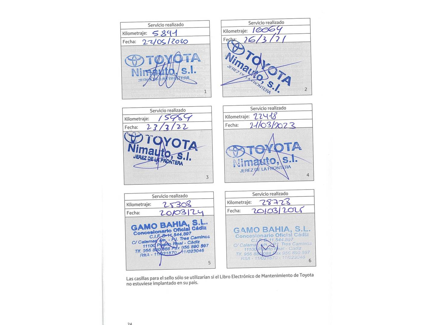 Foto del mantenimiento del Toyota Yaris Toyota Yaris 1.5 100H Advance (100 CV)