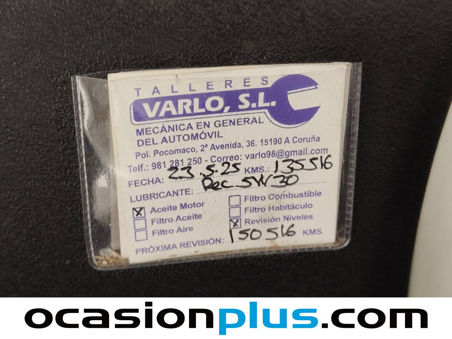 Foto del mantenimiento del Opel Combo Opel Combo Tour 1.3 CDTI Expression L1 H1 (90 CV)