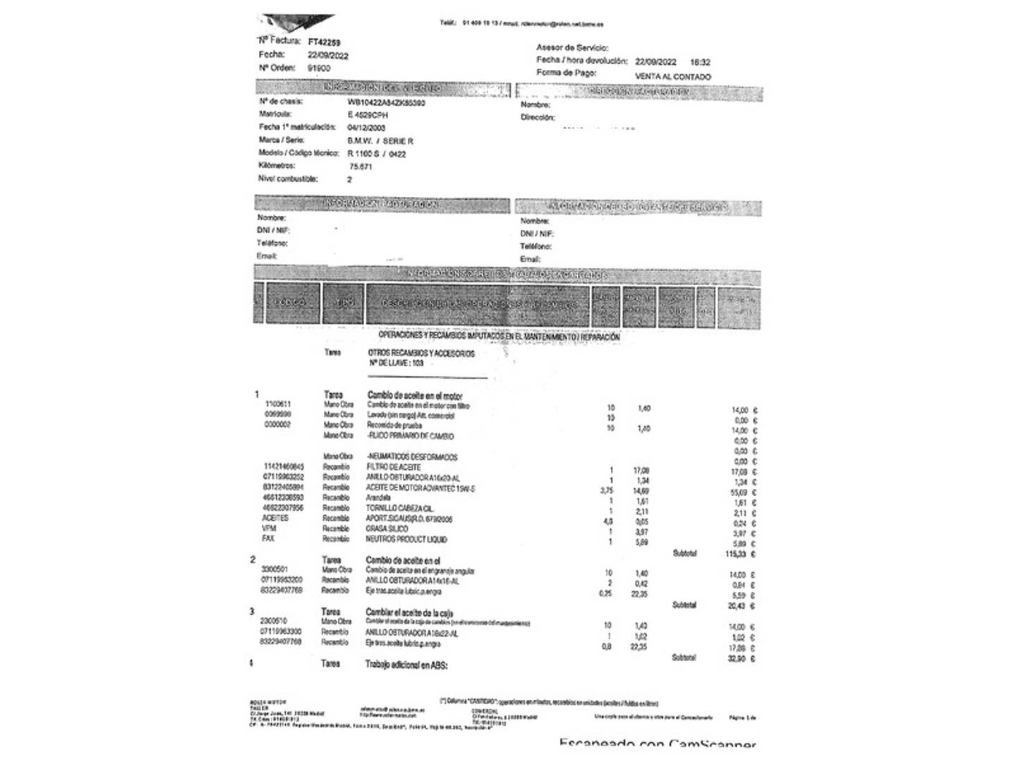 Foto BMW Motorrad R 1100 S BMW Motorrad R 1100 S