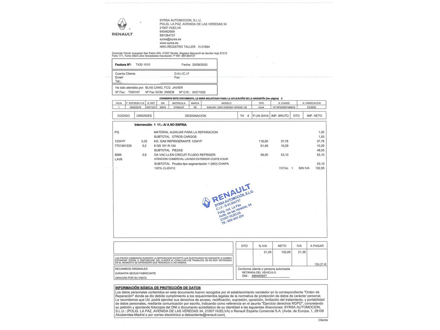 Foto Renault Kadjar Renault Kadjar Intens Energy dCi (130 CV)