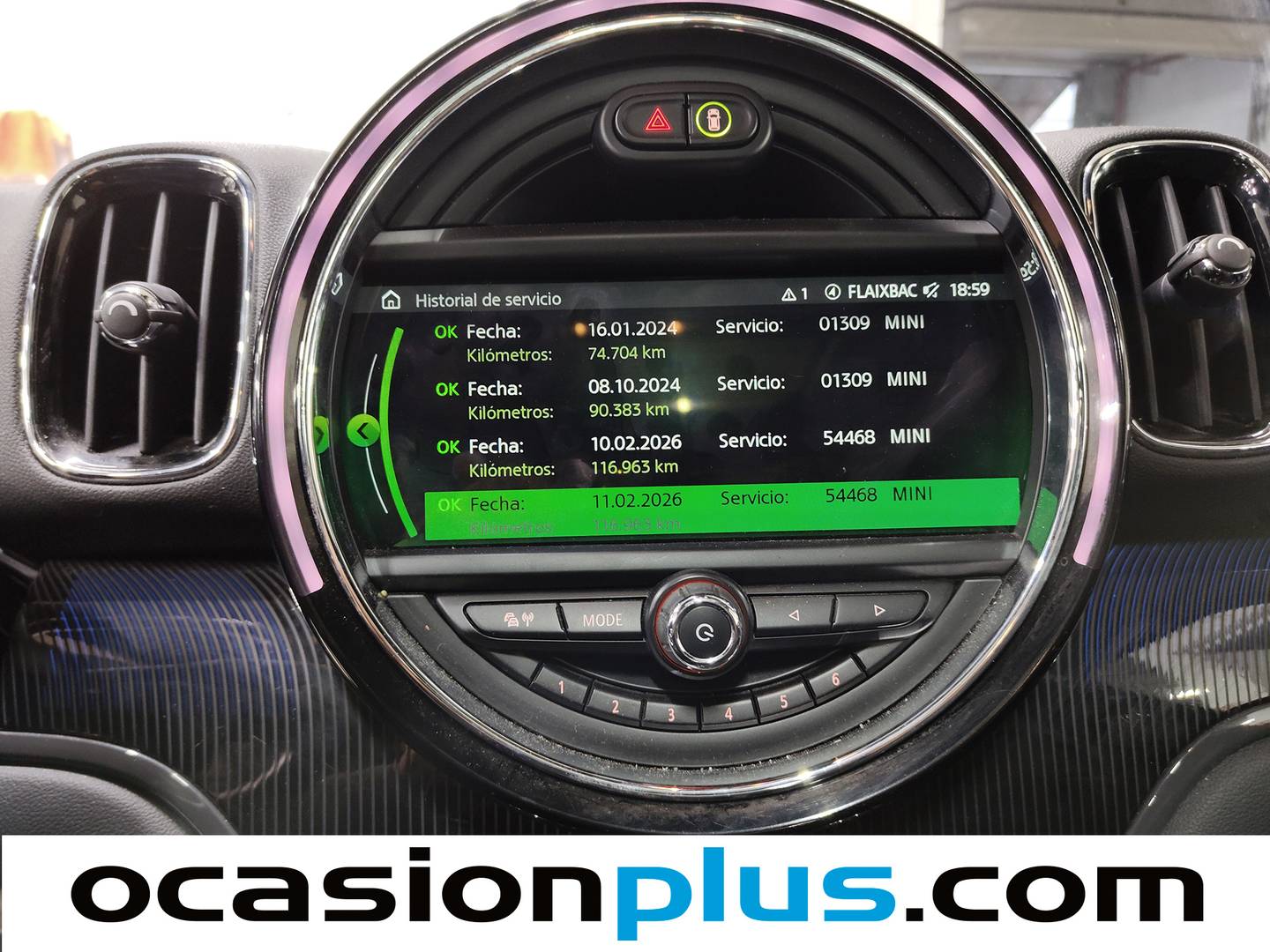Foto del mantenimiento del Mini Countryman Mini MINI Countryman Cooper S E ALL4 (224 CV)