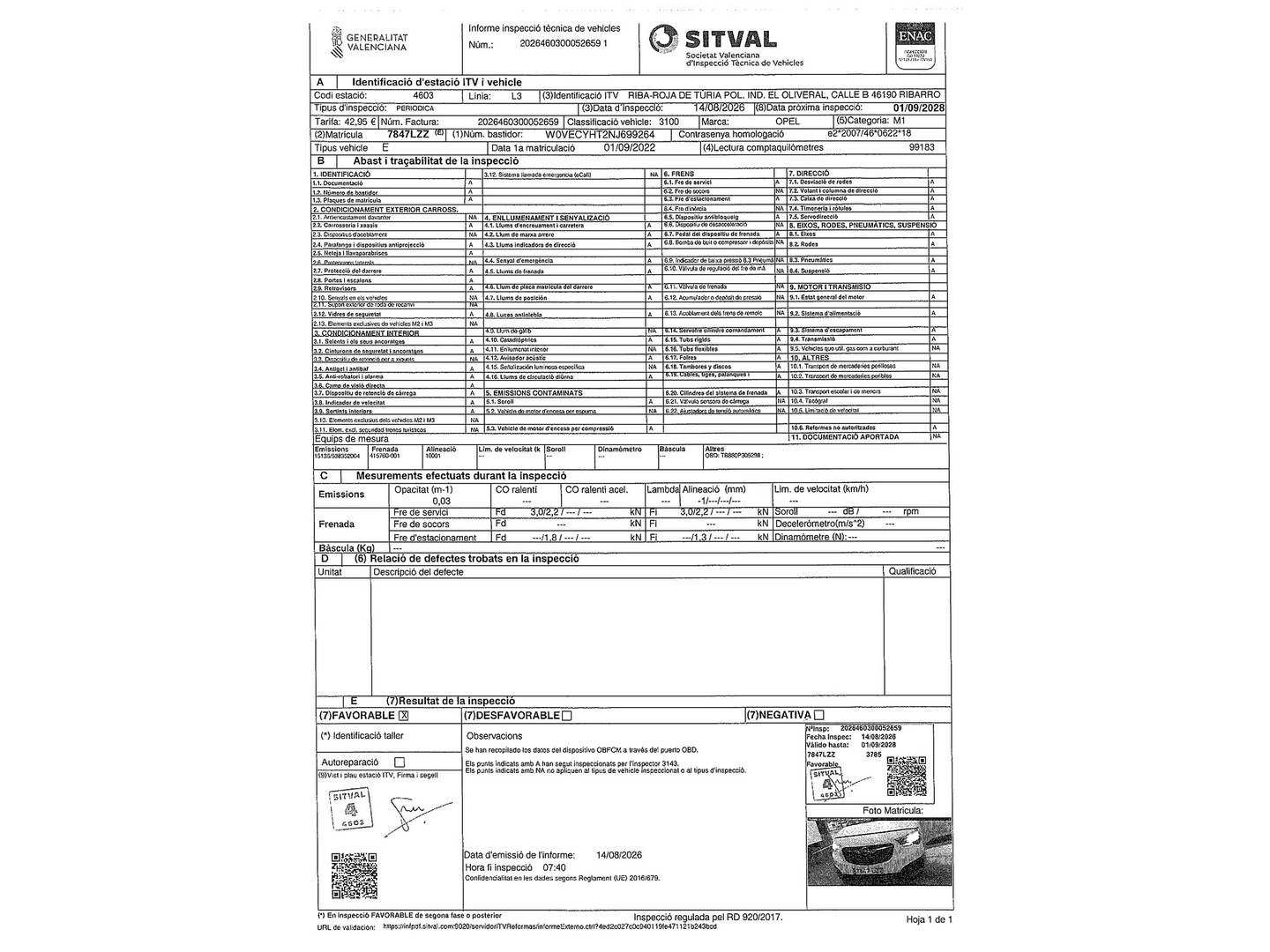 Opel Combo Life Opel Combo Life 1.5 TD Business Edition Plus L1 (102 CV) de segunda mano