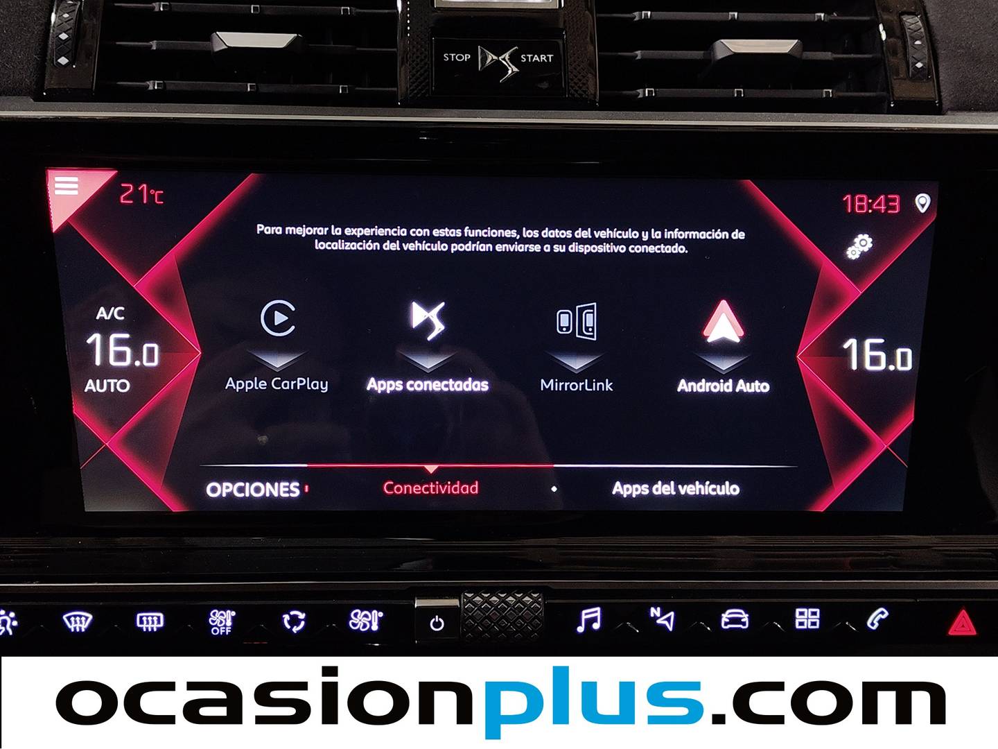 Equipamiento del DS DS 7 Crossback DS DS7 Crossback BlueHDi 180 Performance Line Auto (180 CV)