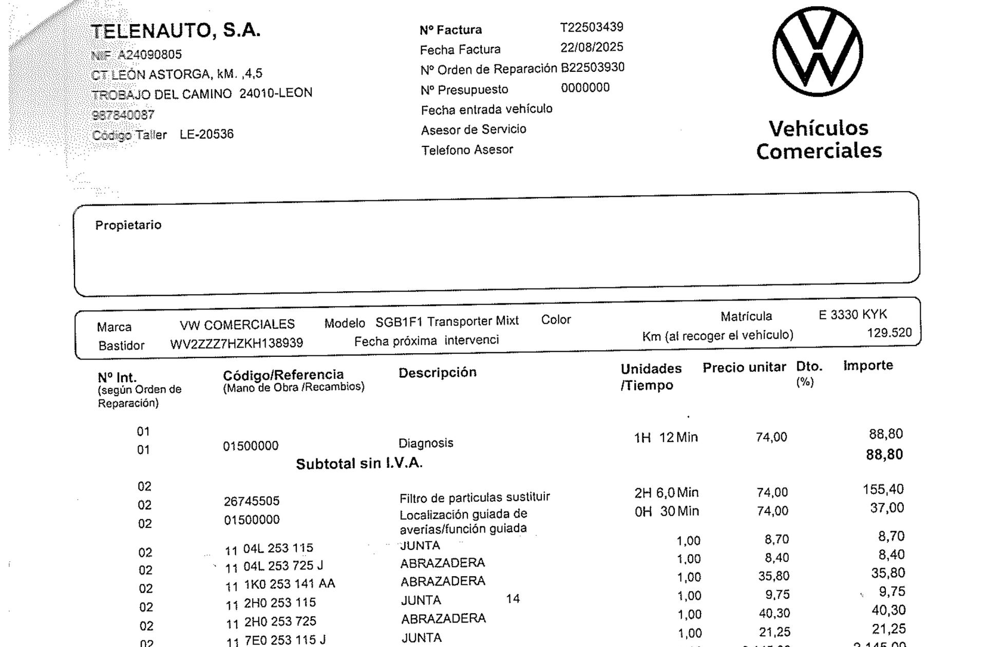 Volkswagen Transporter Mixto Batalla Corta TN 2.0 TDI BMT Isotermo 5 plazas - foto 17