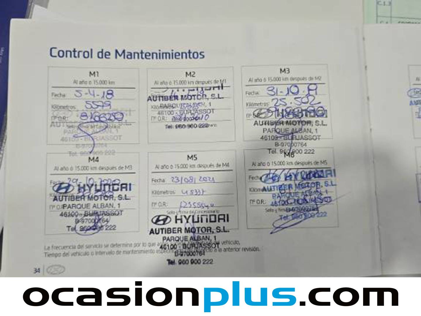 Foto del mantenimiento del Hyundai i20 Active Hyundai i20 Active 1.0 TGDI BlueDrive Klass (100 CV)