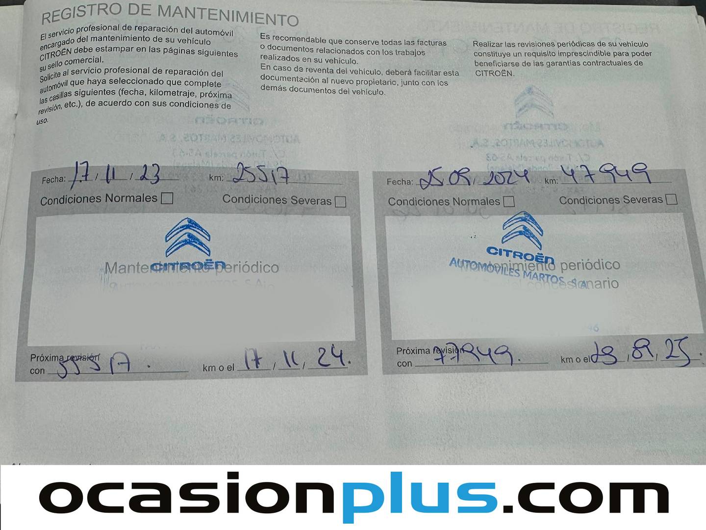 Foto del mantenimiento del Citroën C5 Aircross Citroën C5 Aircross BlueHdi 130 S&S Feel (131 CV)