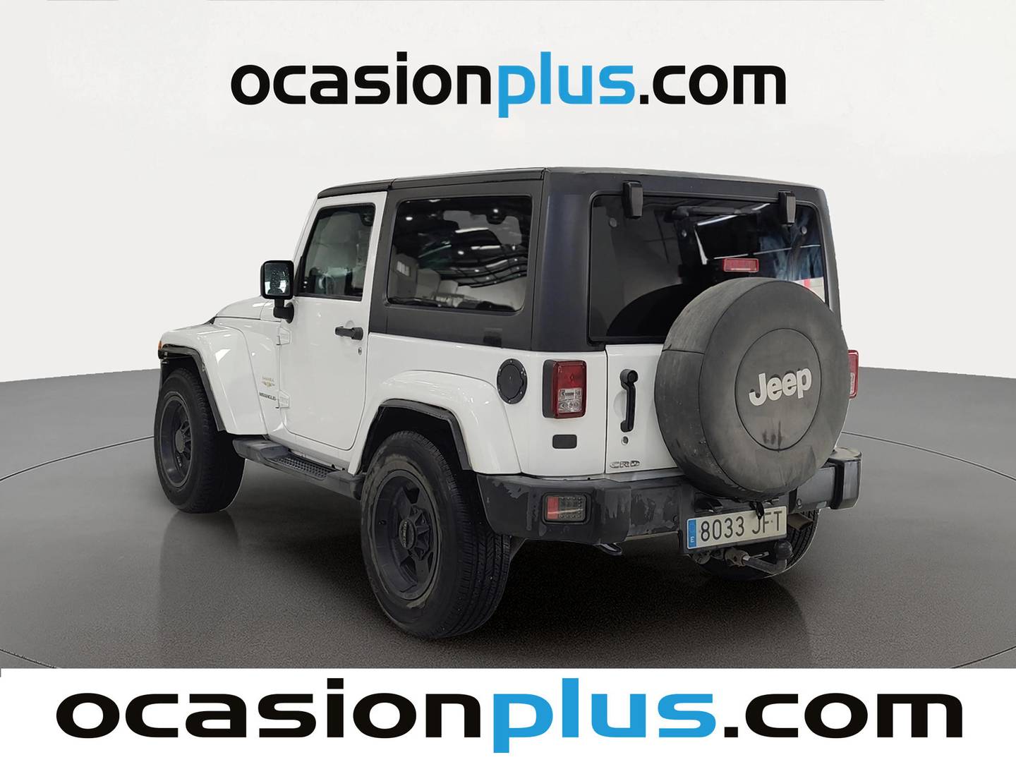 Foto trasera Jeep Wrangler Jeep Wrangler 2.8 CRD Sahara (200 CV) izquierda