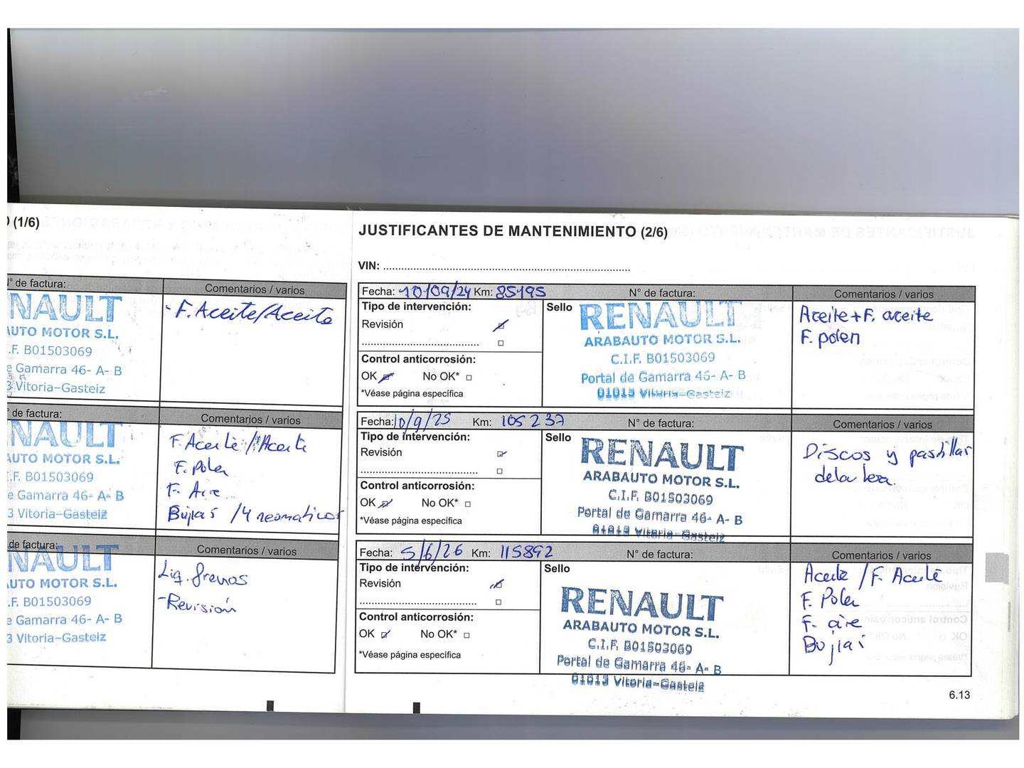 Foto del mantenimiento del Renault Grand Scénic Renault Grand Scenic Black Edition TCe (160 CV) GPF 7 Plazas