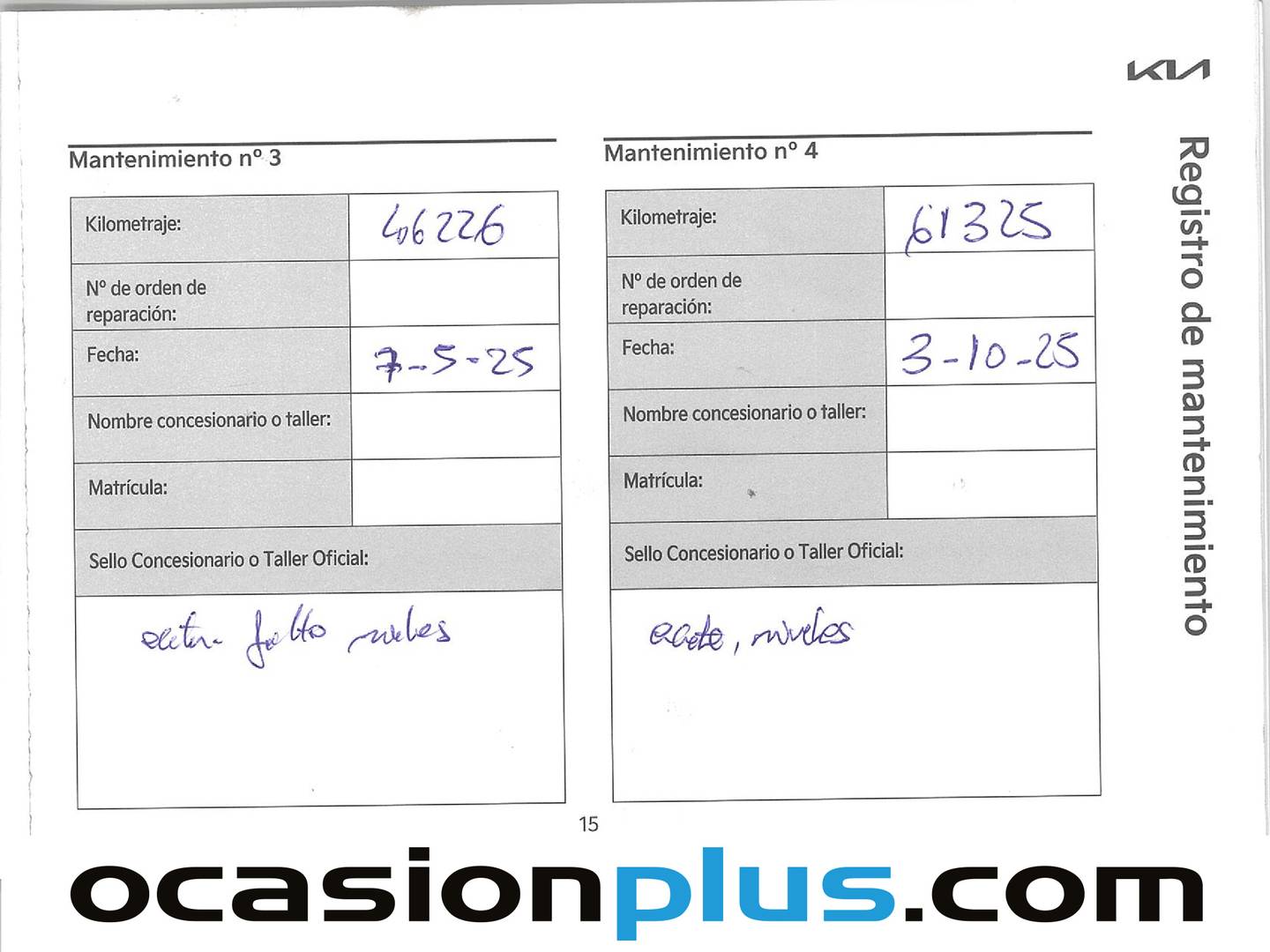 Foto del mantenimiento del KIA Sportage Kia Sportage 1.6 T-GDi Drive 4x2 (150 CV)