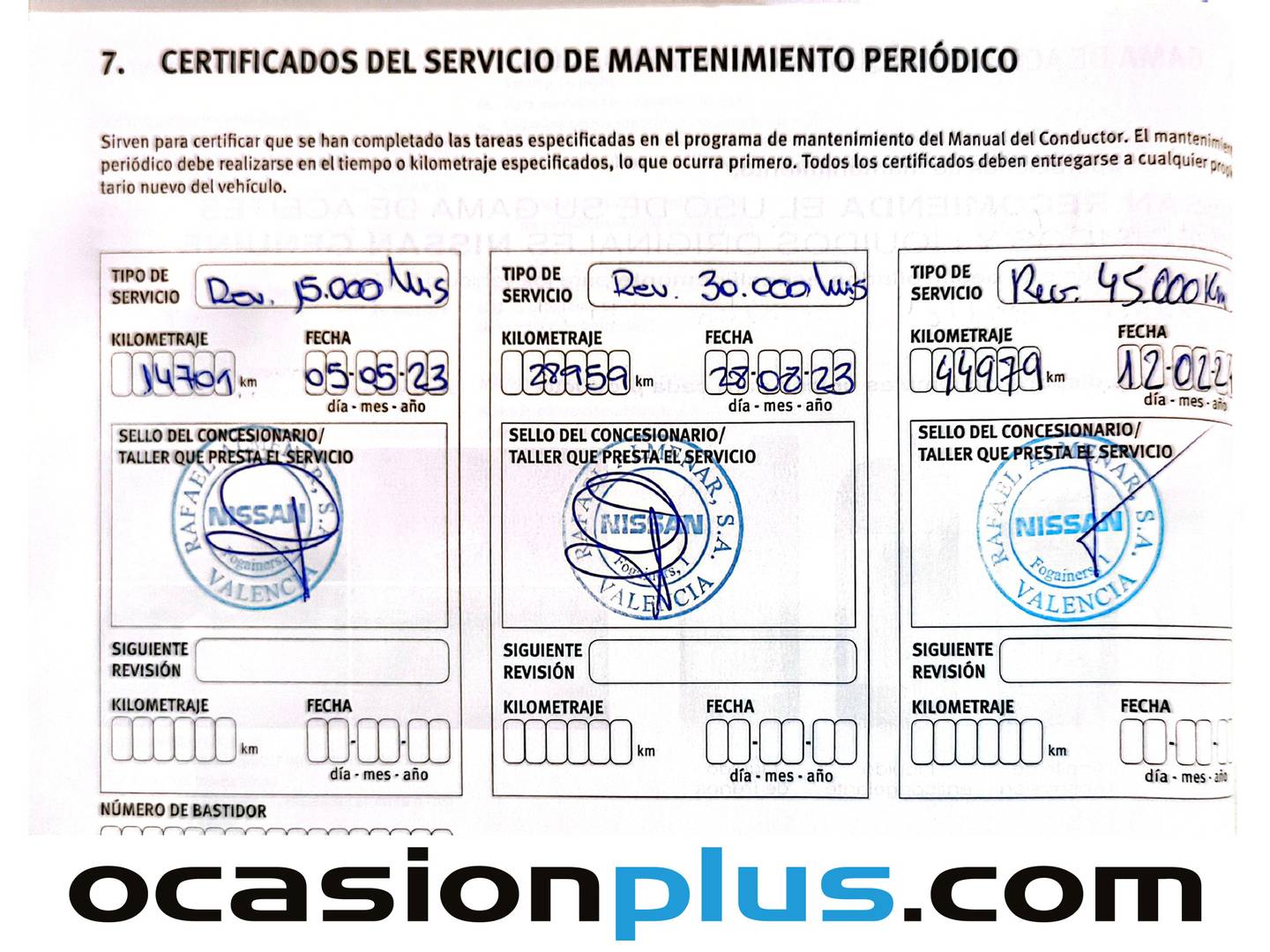 Foto del mantenimiento del Nissan QASHQAI Nissan Qashqai E-POWER Tekna (190 CV)