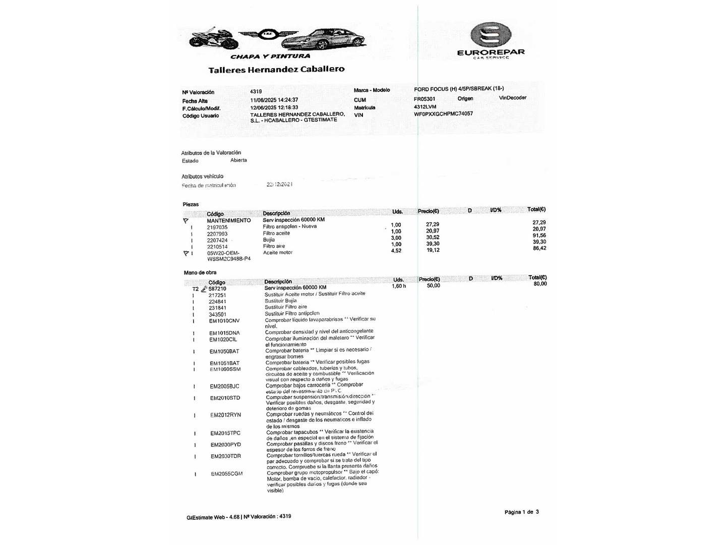 Foto Ford Focus Ford Focus 1.0 Ecoboost MHEV ST-Line X  (155 CV)