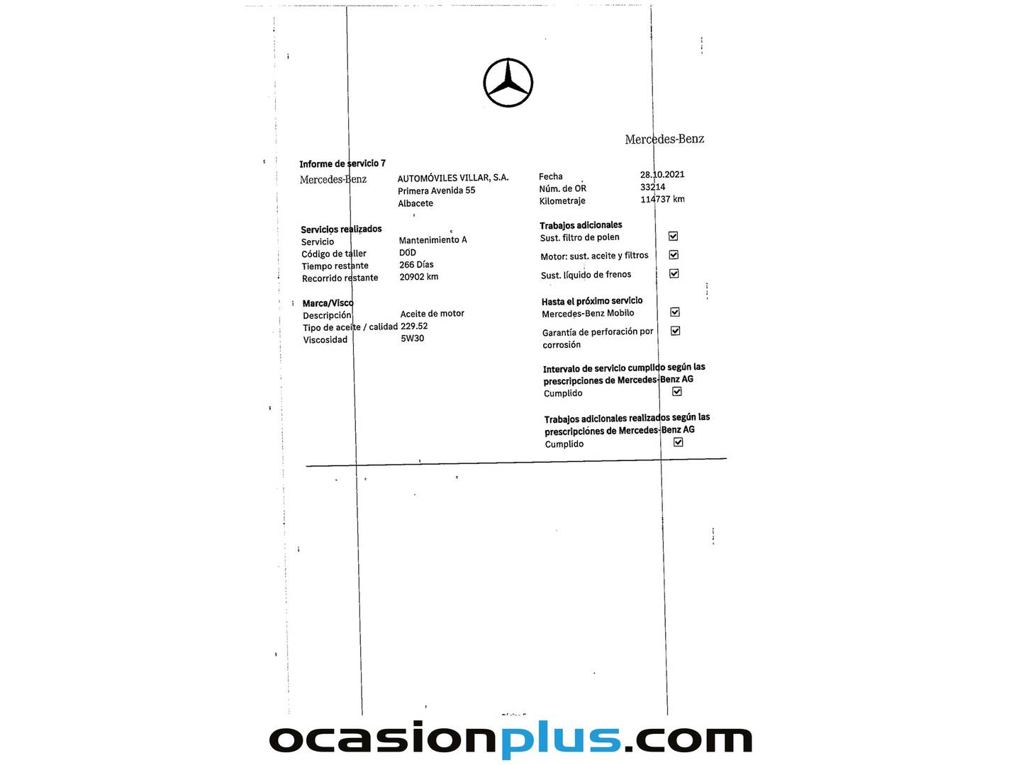 Foto del mantenimiento del Mercedes Clase GLE Mercedes GLE 350 d 4Matic (258 CV) Pack AMG