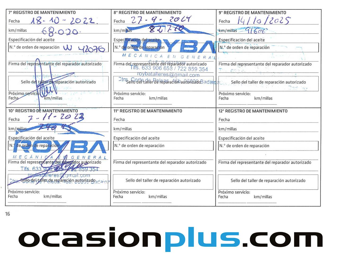 Foto del mantenimiento del Chevrolet Captiva Chevrolet Captiva 2.2 VCDI 16V LT FWD (163 CV) 7 Plazas