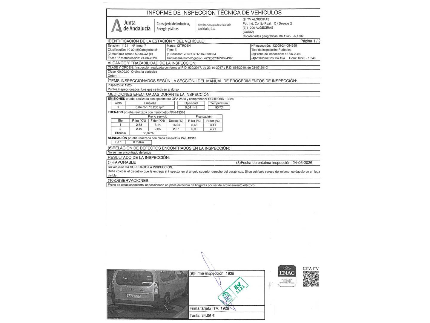 Citroën Berlingo Citroen Berlingo BlueHDi 130 S&S Talla XL Shine EAT8 (130 CV) de segunda mano