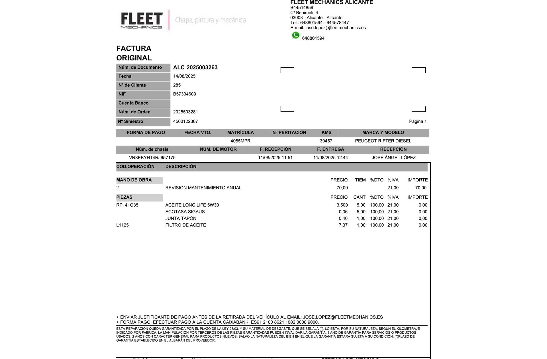 Peugeot Rifter BlueHDi 100 Allure - foto 20