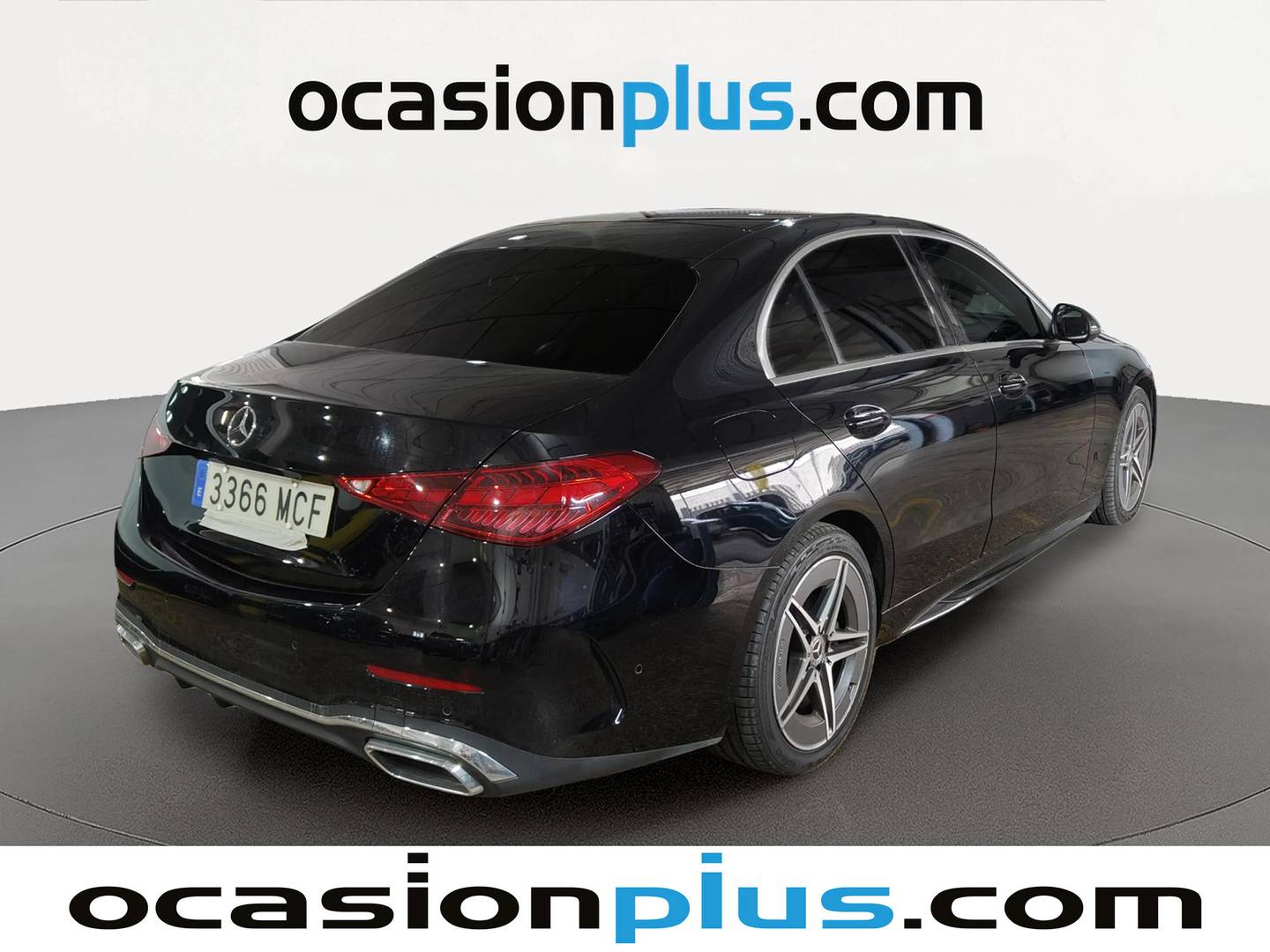 Foto trasera Mercedes Clase C Mercedes Clase C 220 d (200 CV) Pack AMG izquierda