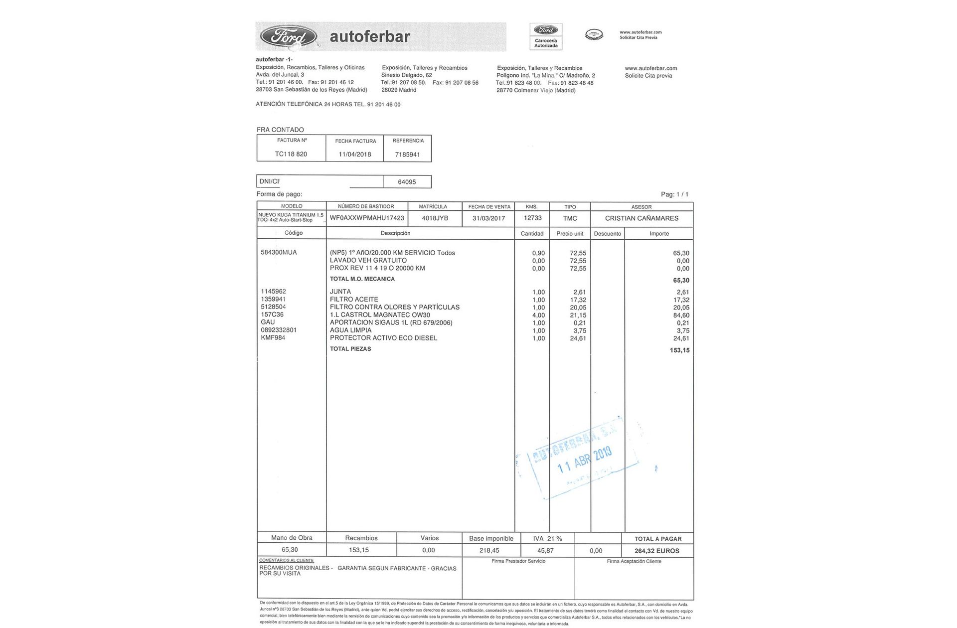 Ford Kuga 1.5 TDCi Titanium 4x2 - foto 28