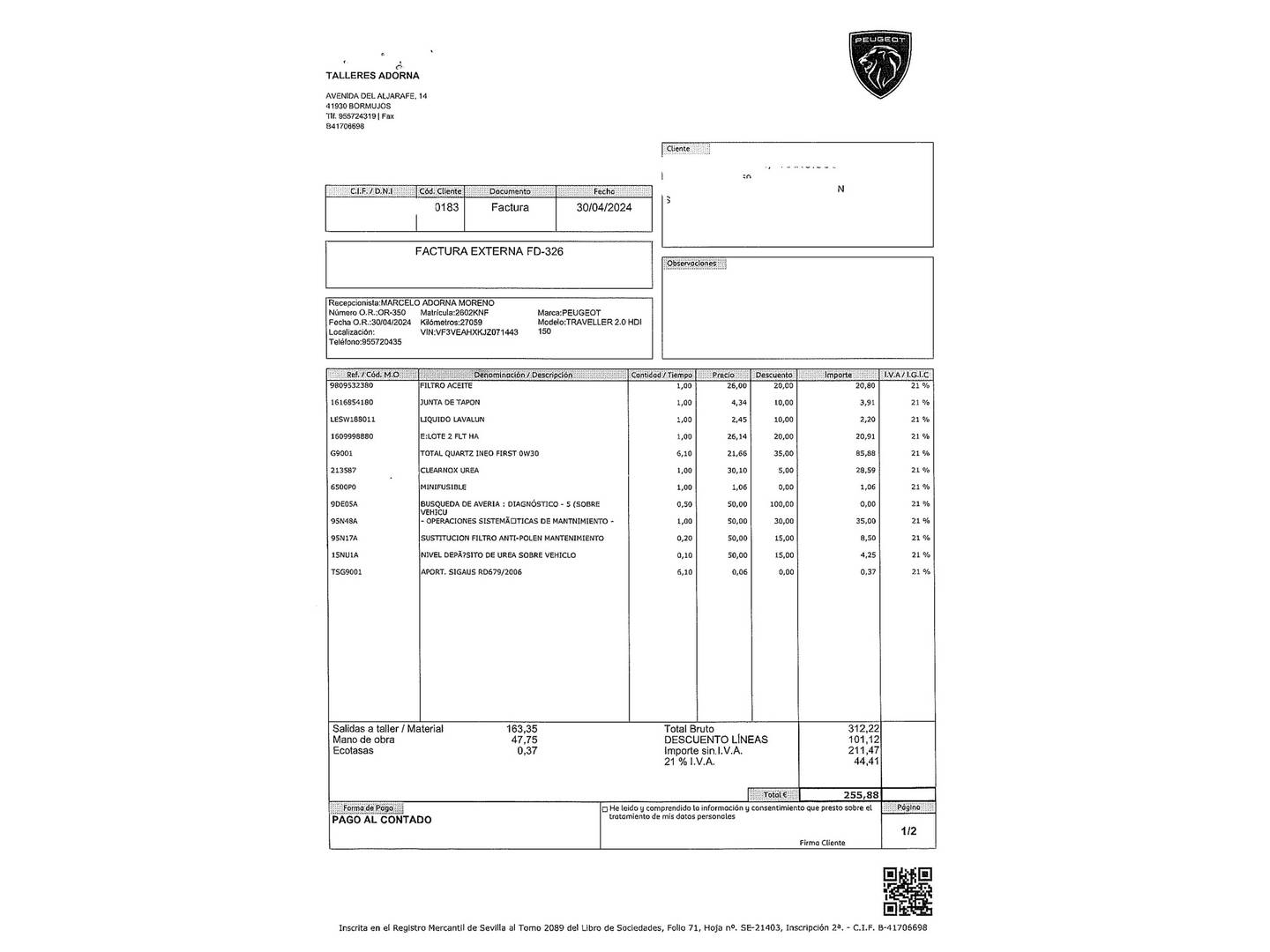 Foto Peugeot Traveller Peugeot Traveller 2.0 BlueHDi Allure Standard (150 CV) 7 Plazas