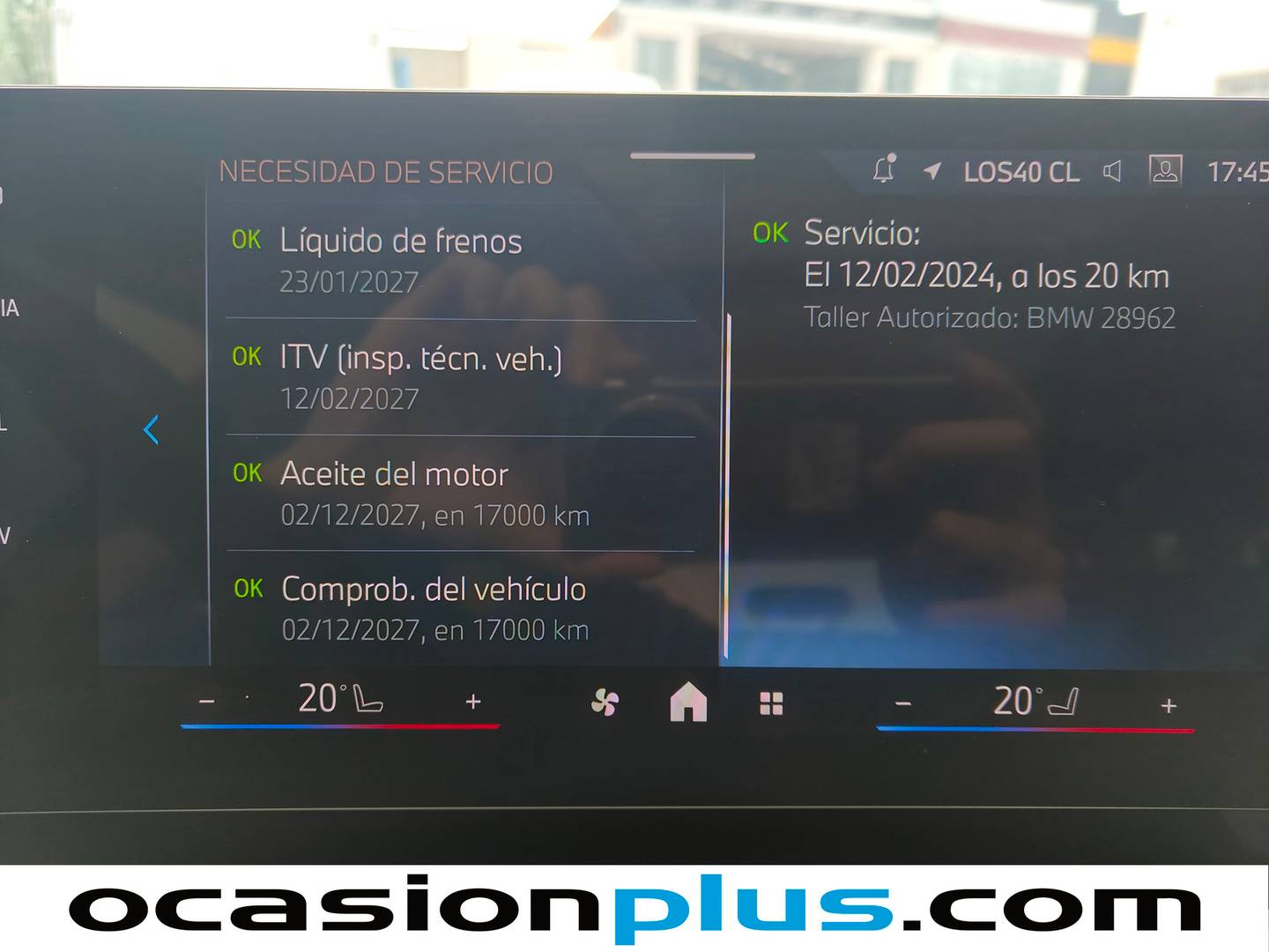 Foto del mantenimiento del BMW Serie 2 Active Tourer BMW Serie 2 218i Active Tourer (136 CV)