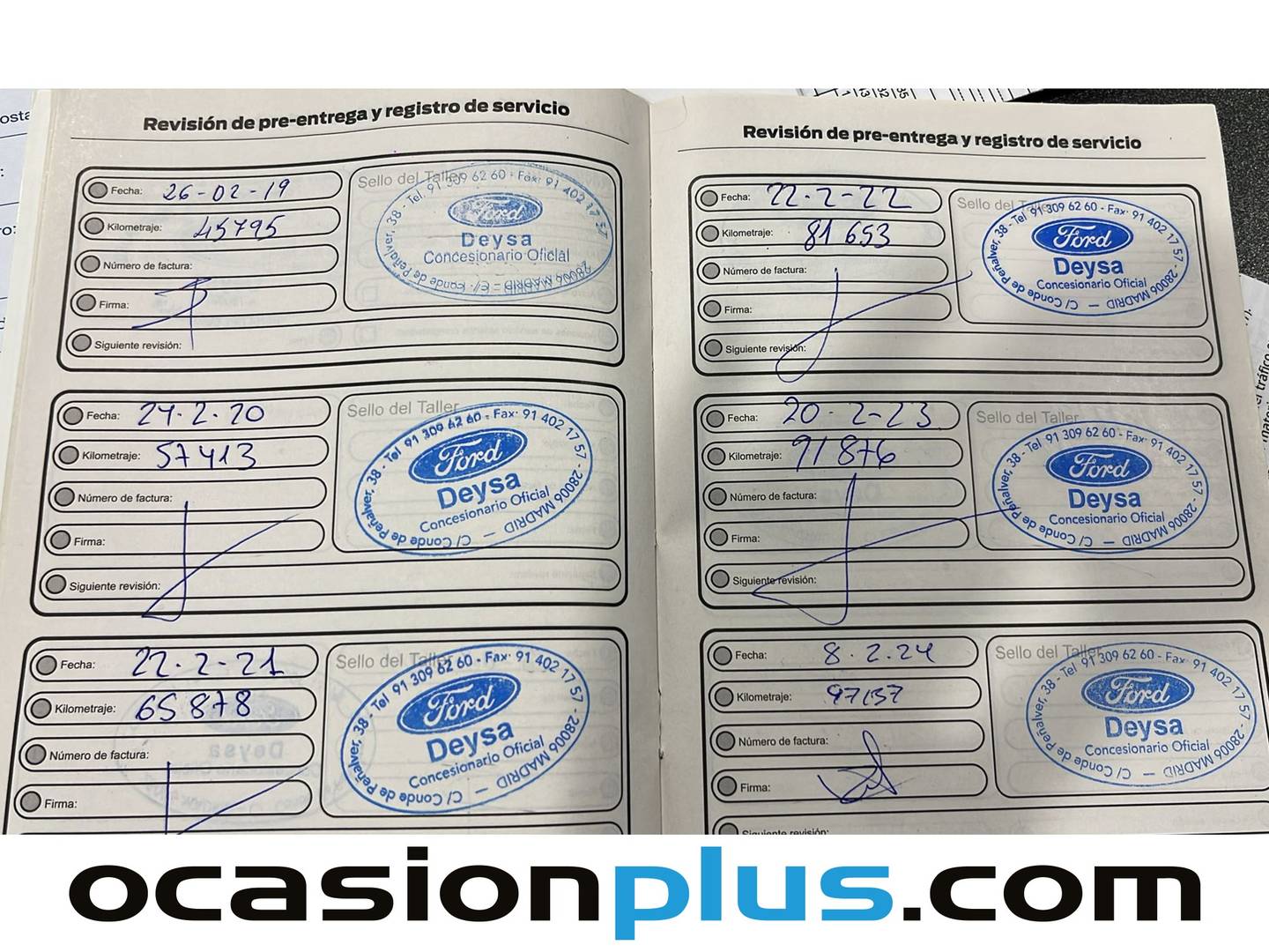 Foto del mantenimiento del Ford Focus Ford Focus 1.0 Ecoboost Auto-S/S 125v Pow. Titanium