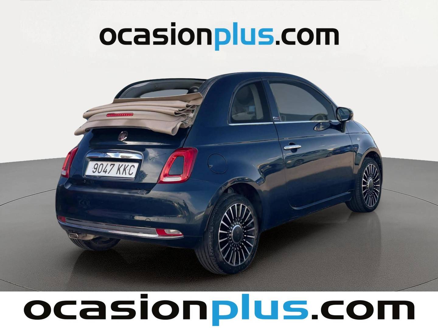 Foto trasera Fiat 500C Fiat 500C 1.2 8v Cabrio Lounge (69 CV) derecha