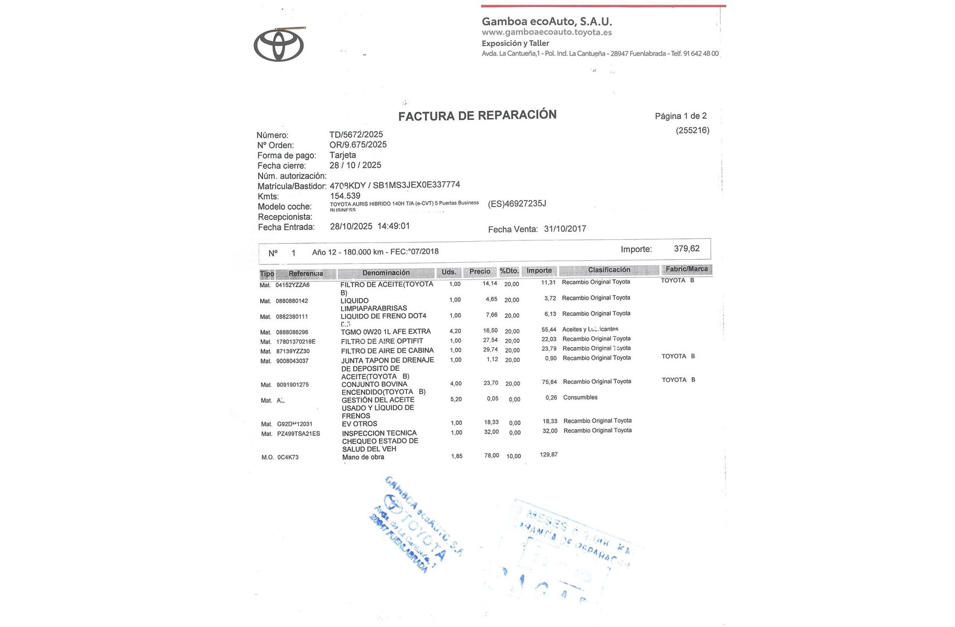 Toyota Auris 1.8 Hybrid Active - foto 20