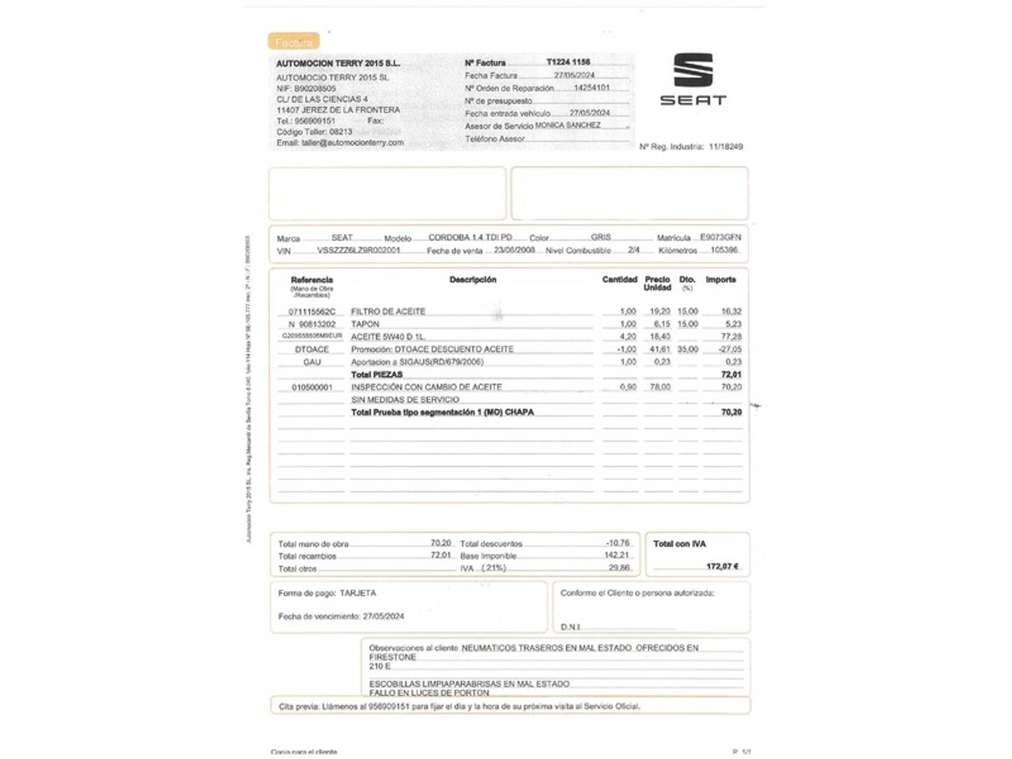 Foto Seat Córdoba SEAT Córdoba 1.4 TDI Sportrider 2 (80 CV)