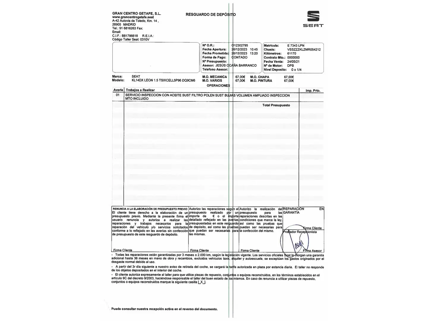 Foto Seat León SEAT León 1.5 TSI S&S Xcellence Go M  (130 CV)