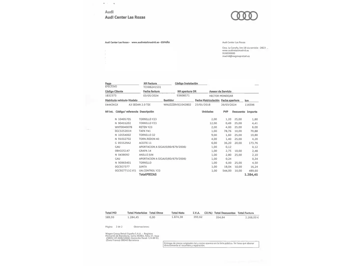 Foto Audi A3 Audi A3 Sedan S line edition 2.0 TDI (150 CV) S tronic