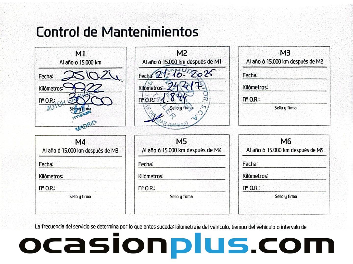 Foto del mantenimiento del Hyundai Kona Hyundai Kona 1.6 GDI HEV Maxx DCT (141 CV)
