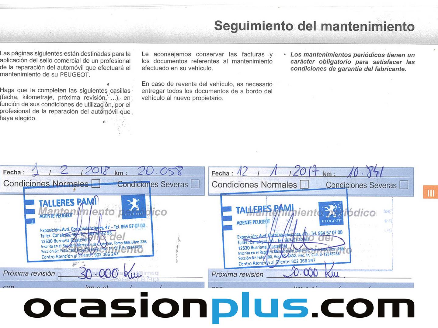 Foto del mantenimiento del Peugeot 208 Peugeot 208 PureTech 82 S&S Active (82 CV)