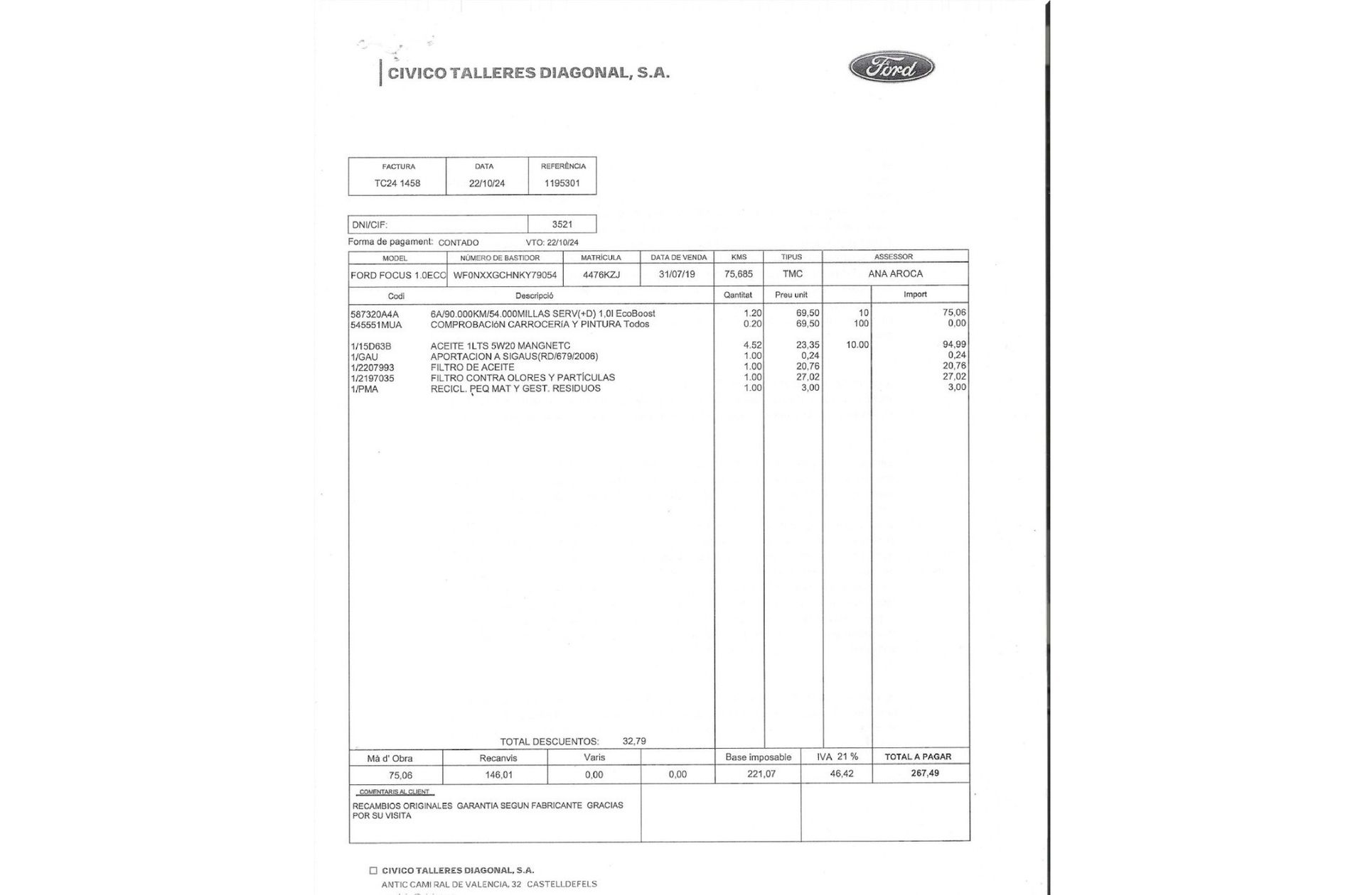 Ford Focus 1.0 EcoBoost ST-Line - foto 23