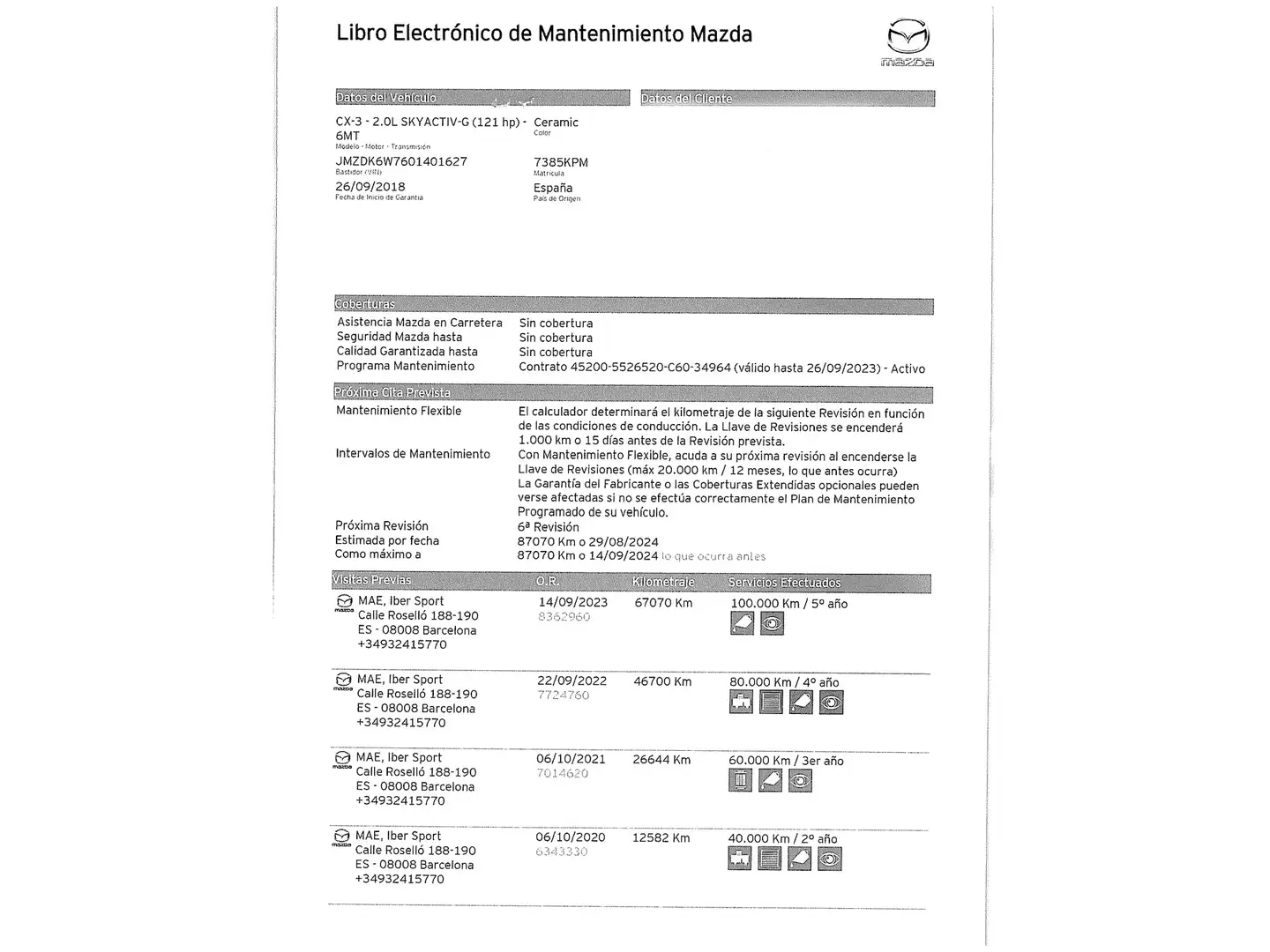 Foto Mazda CX-3 Mazda CX-3 2.0 G Zenith 2WD  (121 CV)