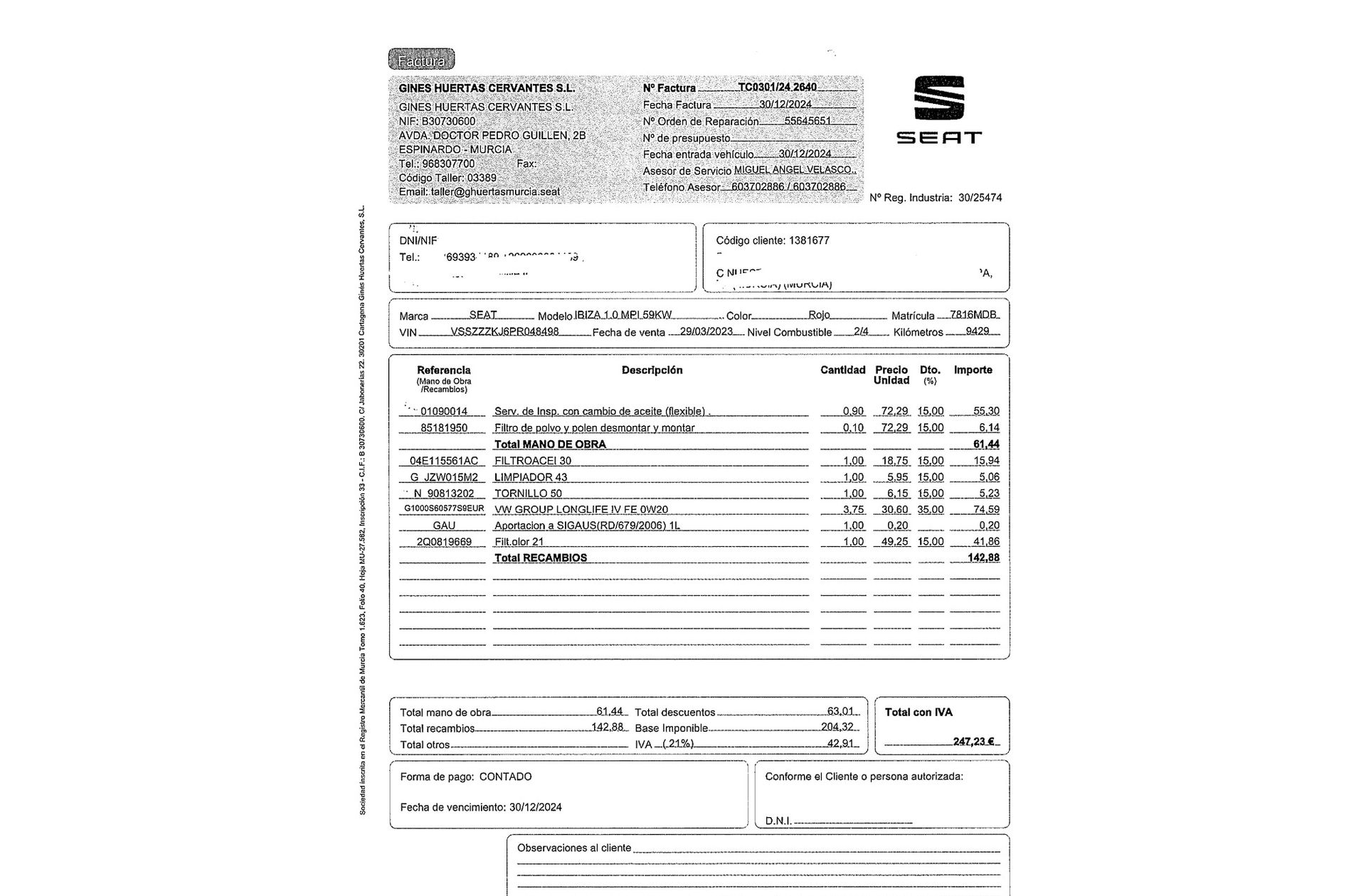 SEAT Ibiza 1.0 MPI Reference XM Edition - foto 21