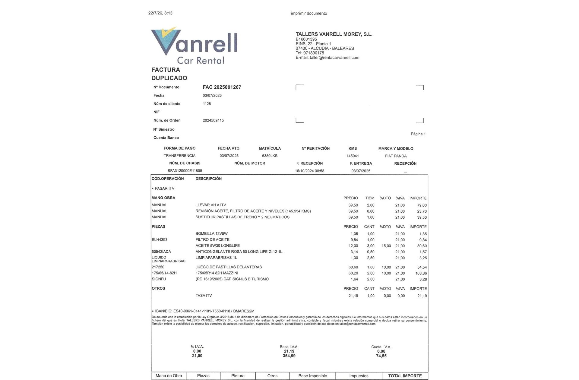 Fiat Panda 1.2 Lounge - foto 16
