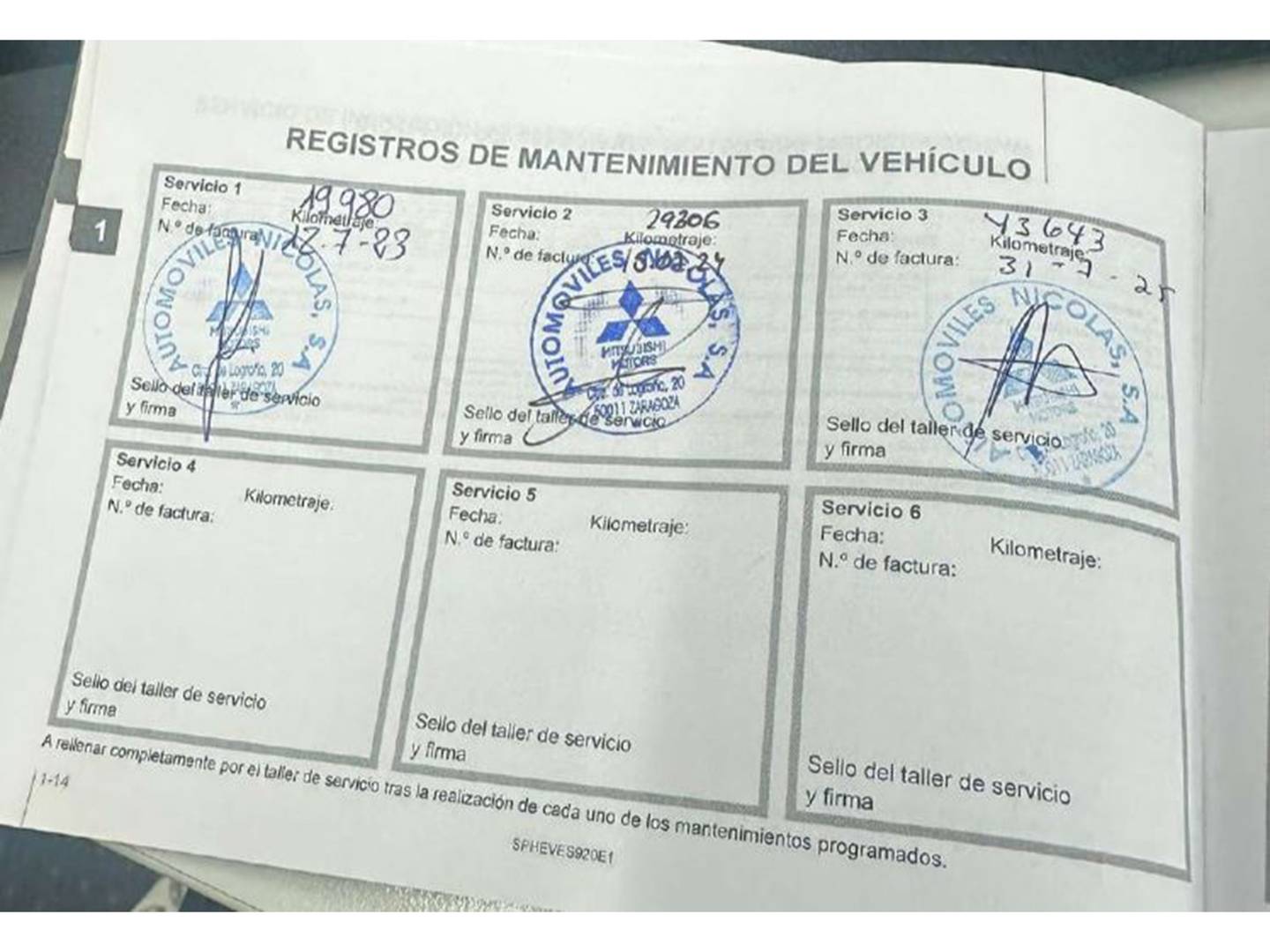 Foto del mantenimiento del Mitsubishi Eclipse Cross Mitsubishi Eclipse Cross 2.4 PHEV Kaiteki 4WD Auto (188 CV)