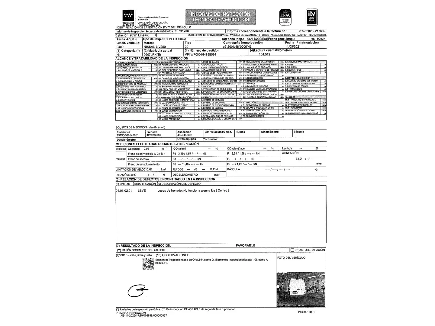 Foto Nissan NV250 Nissan NV250 Furgon 1.5 dCi L1H1 Óptima (116 CV)