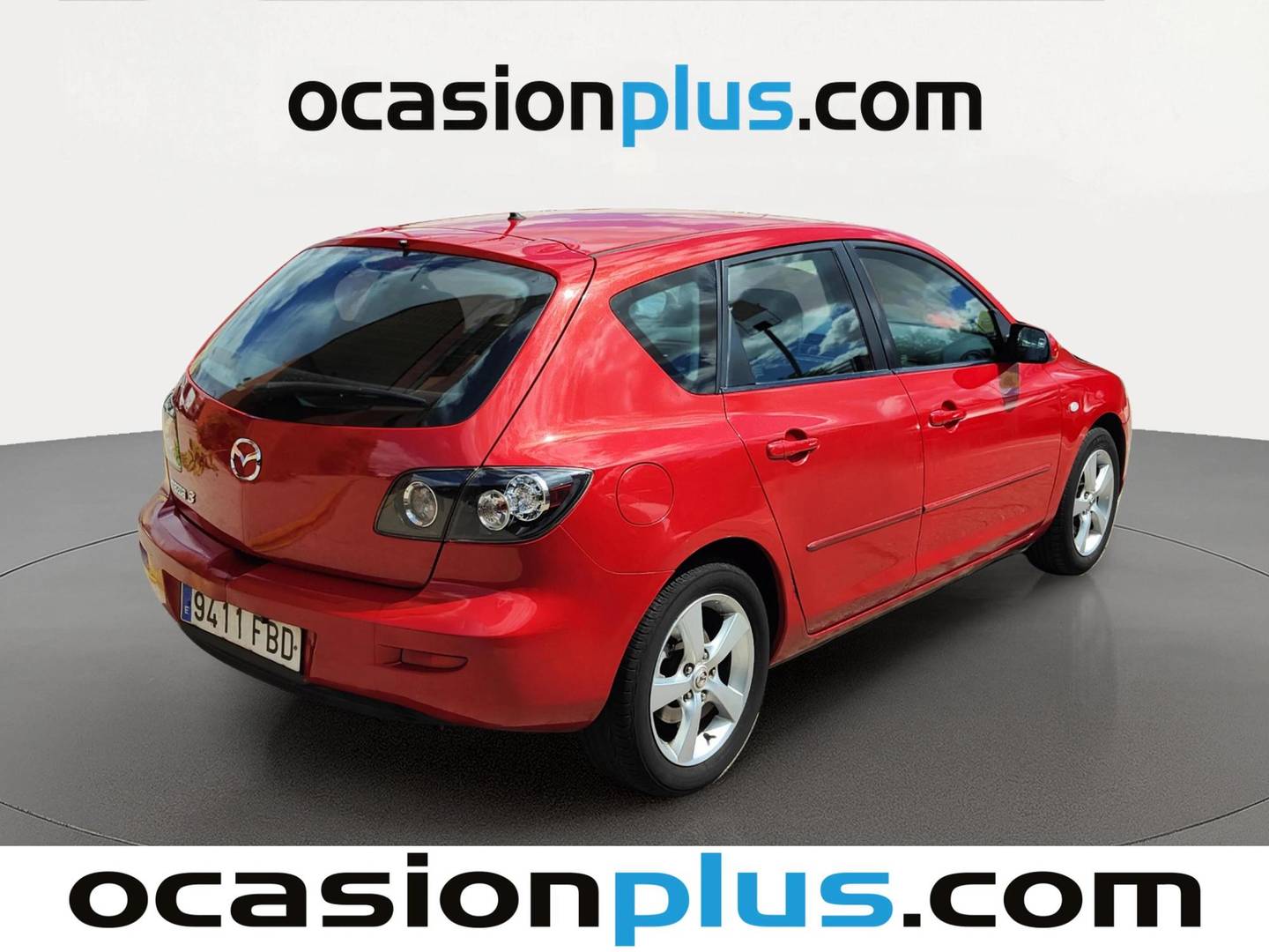 Foto trasera Mazda Mazda3 Mazda Mazda 3 1.6 CRTD Sportive DPF (109 CV) derecha