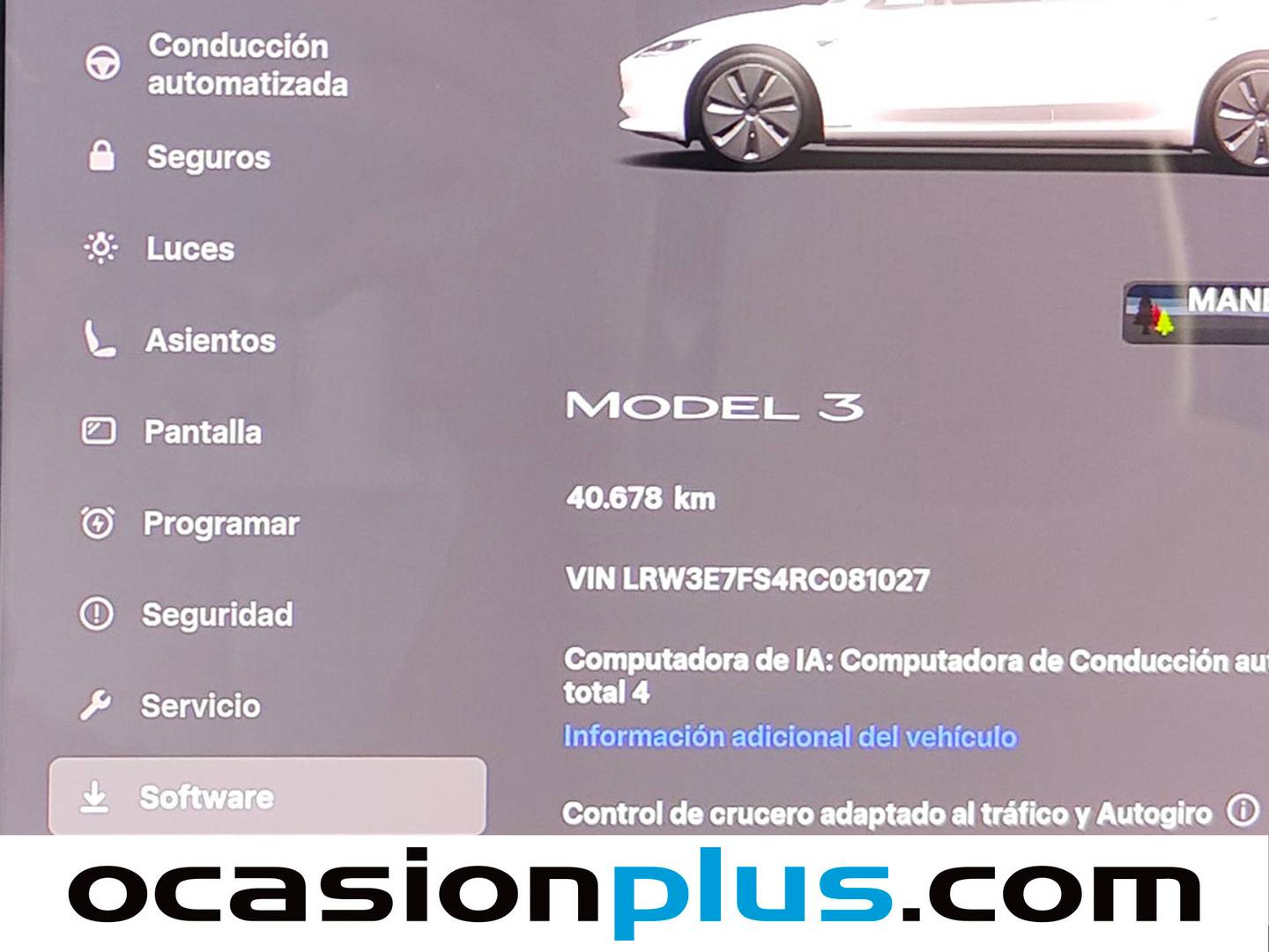 Tesla Model 3 Tesla Model 3 RWD (283 CV) seminuevo
