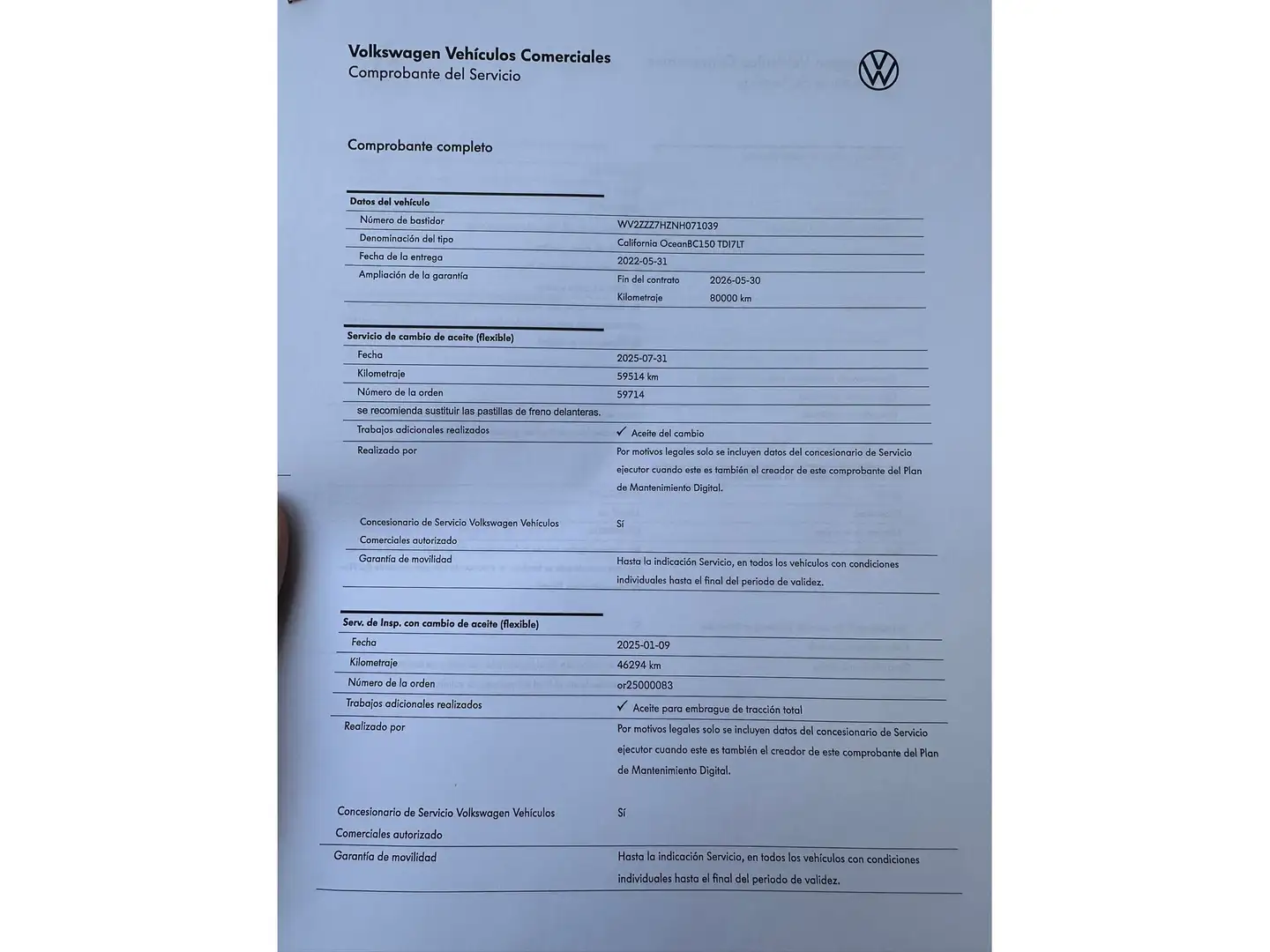 Foto Volkswagen California Volkswagen California Ocean 2.0 TDI BMT 4Motion (204 CV) DSG