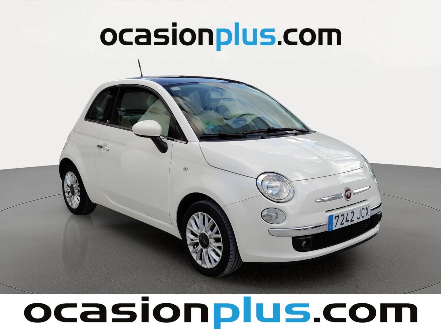 Foto delantera Fiat 500 Fiat 500 1.2 8v Lounge (69 CV) derecha