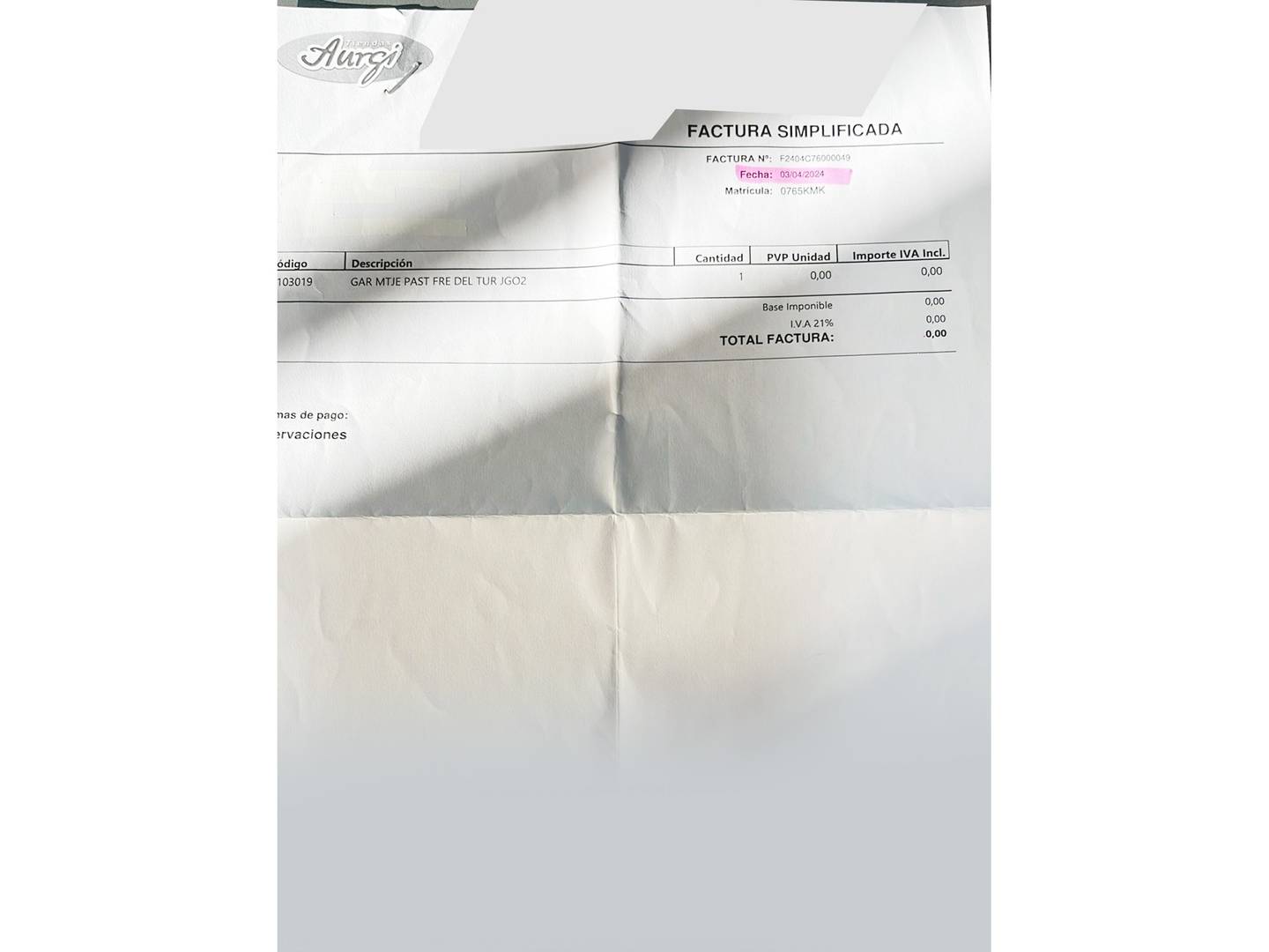 Foto del mantenimiento del BMW Serie 1 BMW Serie 1 118d (150 CV) Pack M