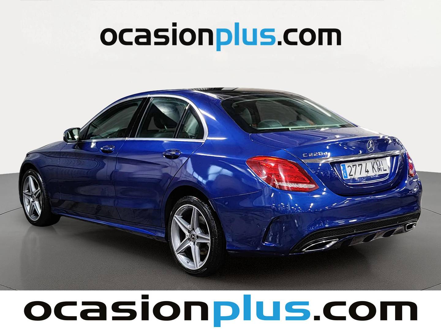 Foto trasera Mercedes Clase C Mercedes Clase C 220 d (170 CV) Pack AMG izquierda