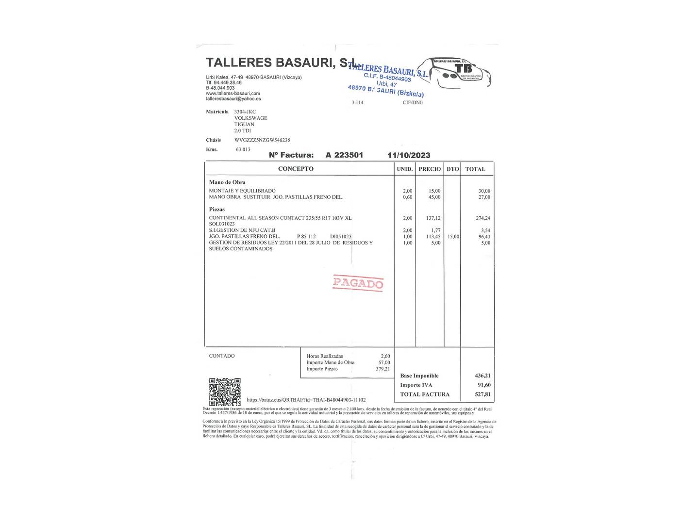 Foto Volkswagen Tiguan Volkswagen Tiguan T1 2.0 TDI 4x2 (110 CV)
