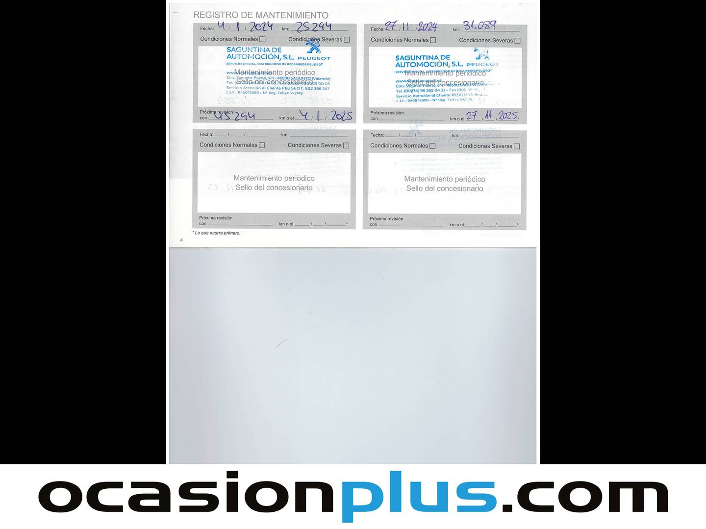 Foto del mantenimiento del Peugeot 308 Peugeot 308 PureTech 130 S&S Allure Pack EAT8 (130 CV)