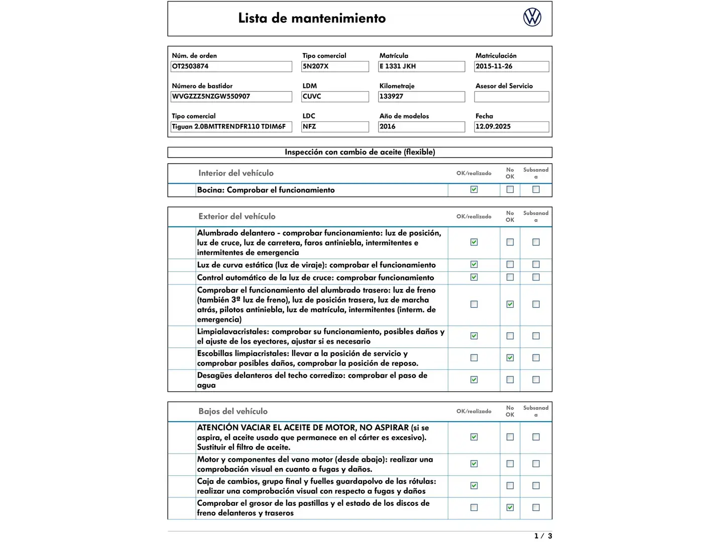 Foto Volkswagen Tiguan Volkswagen Tiguan T1 2.0 TDI BMT 4x2 (150 CV)